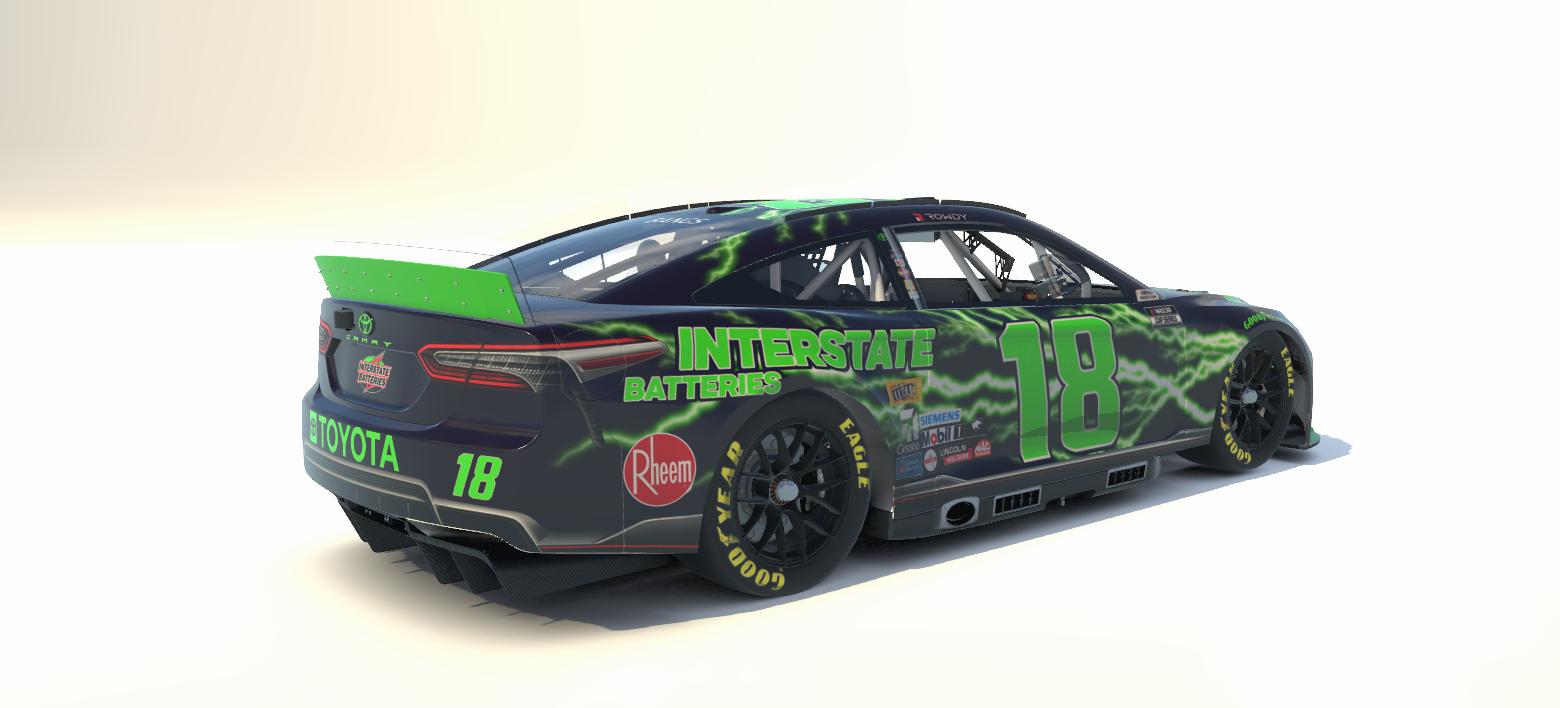 Kyle Busch Fictional 2022 Interstate Batteries Toyota Camry (No Number ...