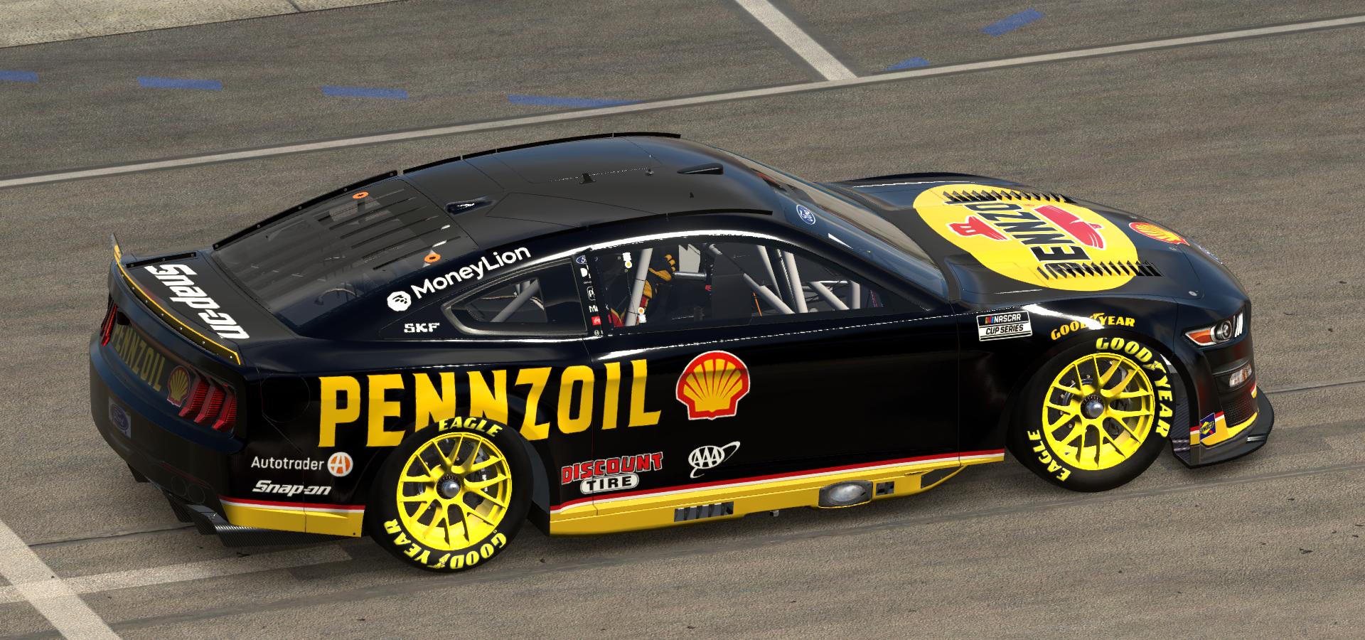 Pennzoil NASCAR NextGen Ford Mustang by Matthew Wood - Trading Paints