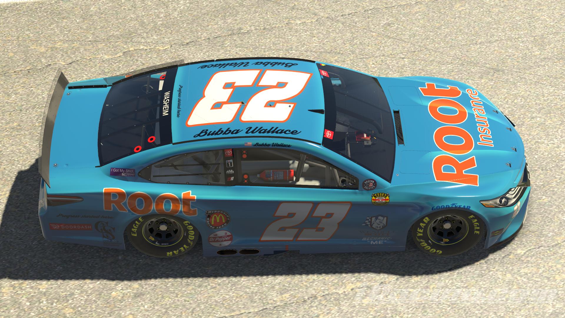 CUP #23 Bubba Wallace Wendell Scott Foundation Throwback 2021 ...