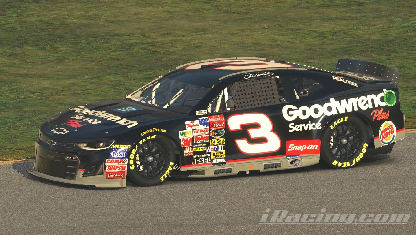 Dale Earnhardt Nextgen With Numbers By Michael Coulter J Trading Paints