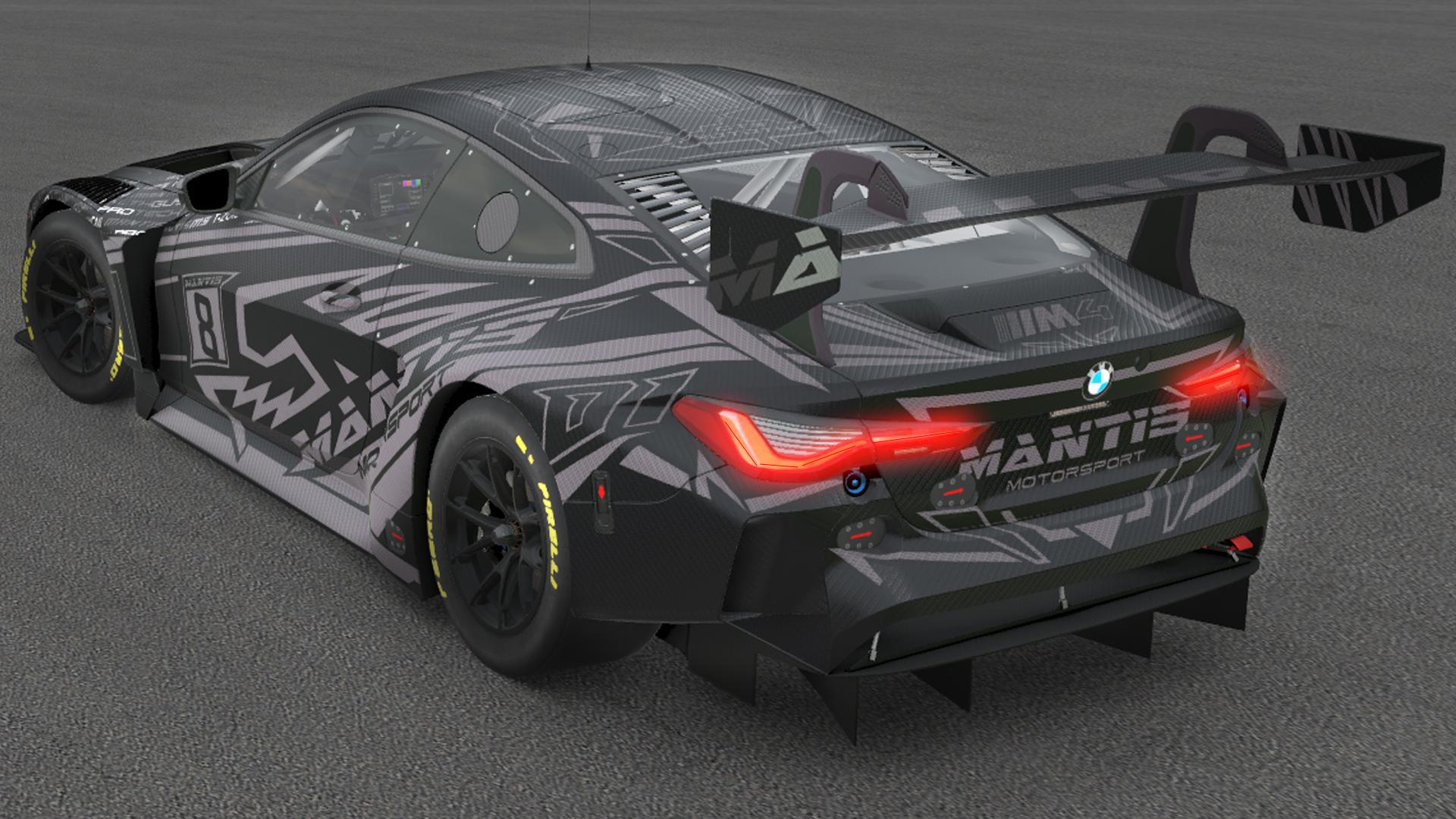 BMW M4 GT3 BLACK / ONYX CARBON by Kirk S. Trading Paints