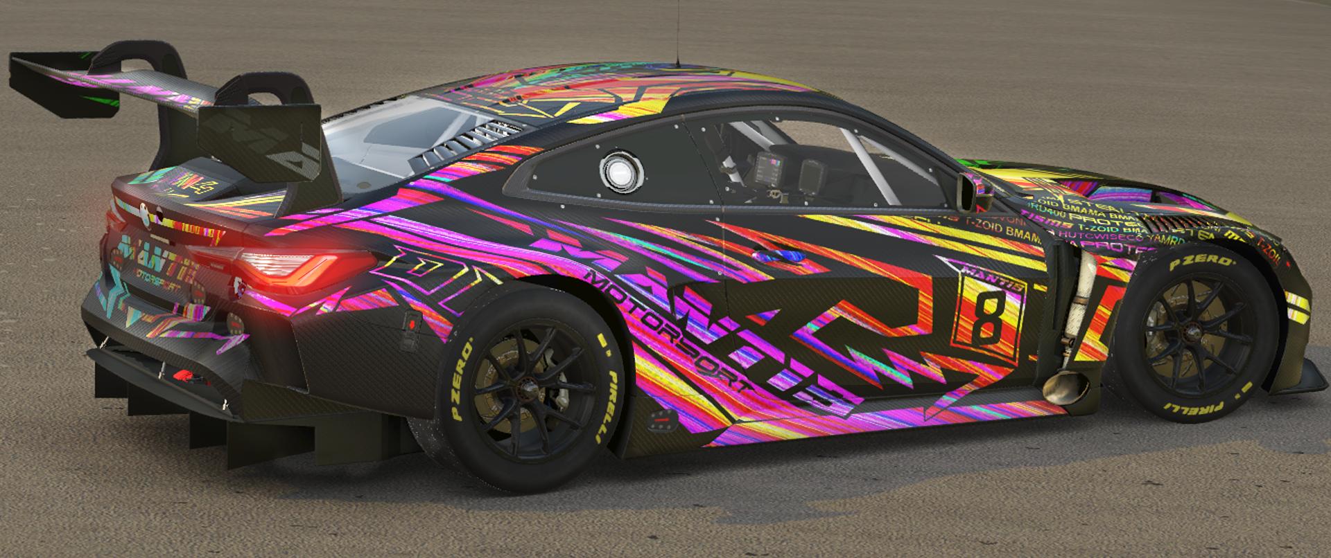 BMW M4 GT3 PSYCHO CARBON by Kirk S. - Trading Paints