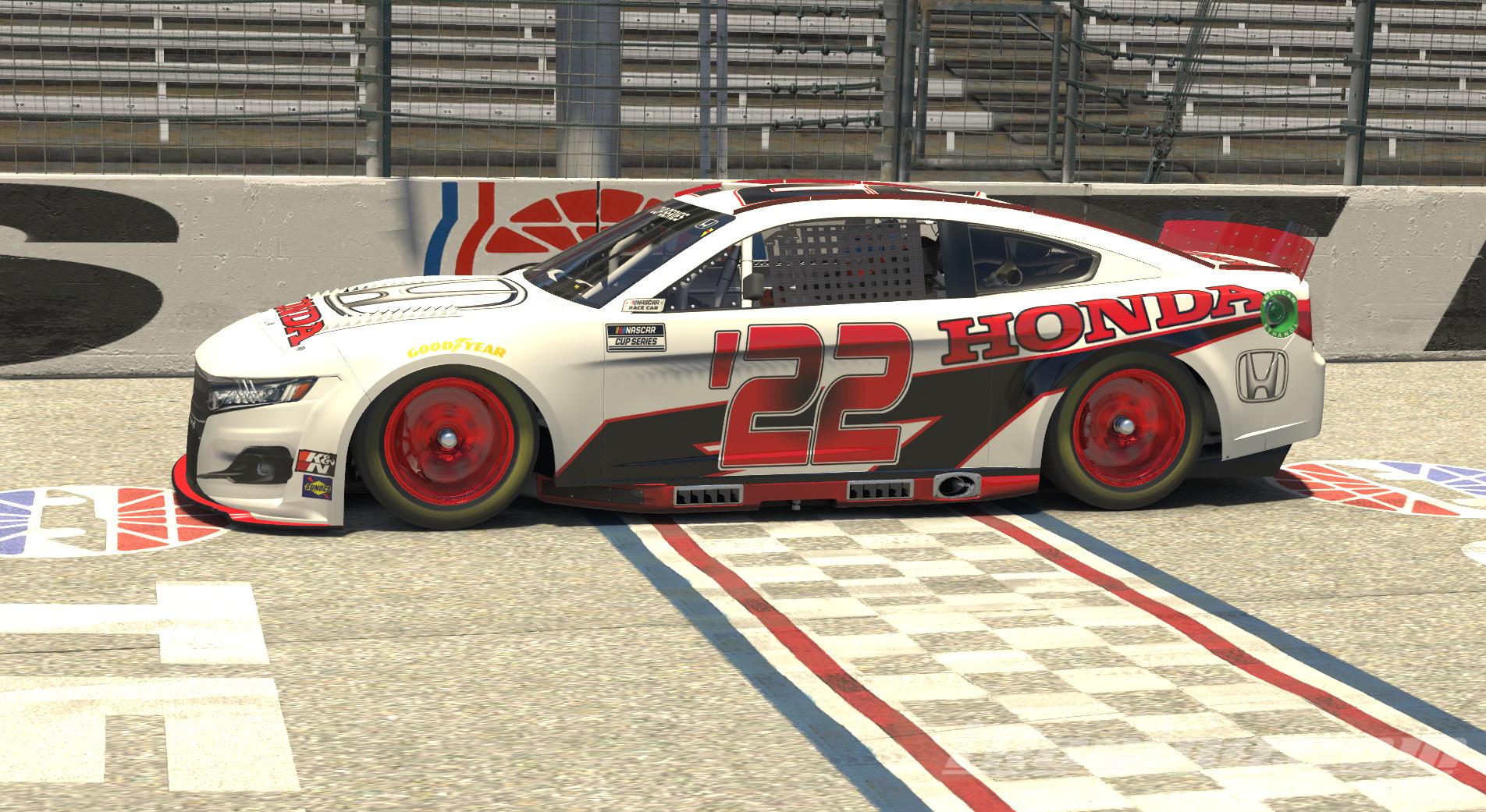 2022 NASCAR Cup Series Honda Accord by Jason Furqueron Trading Paints