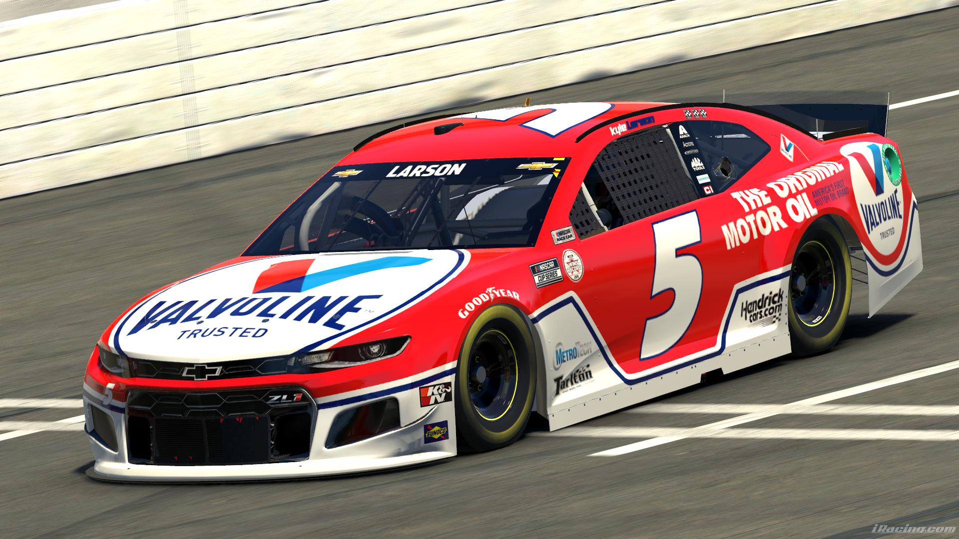 2021 Kyle Larson Valvoline Camaro ZL1 by Dylan Holland - Trading Paints