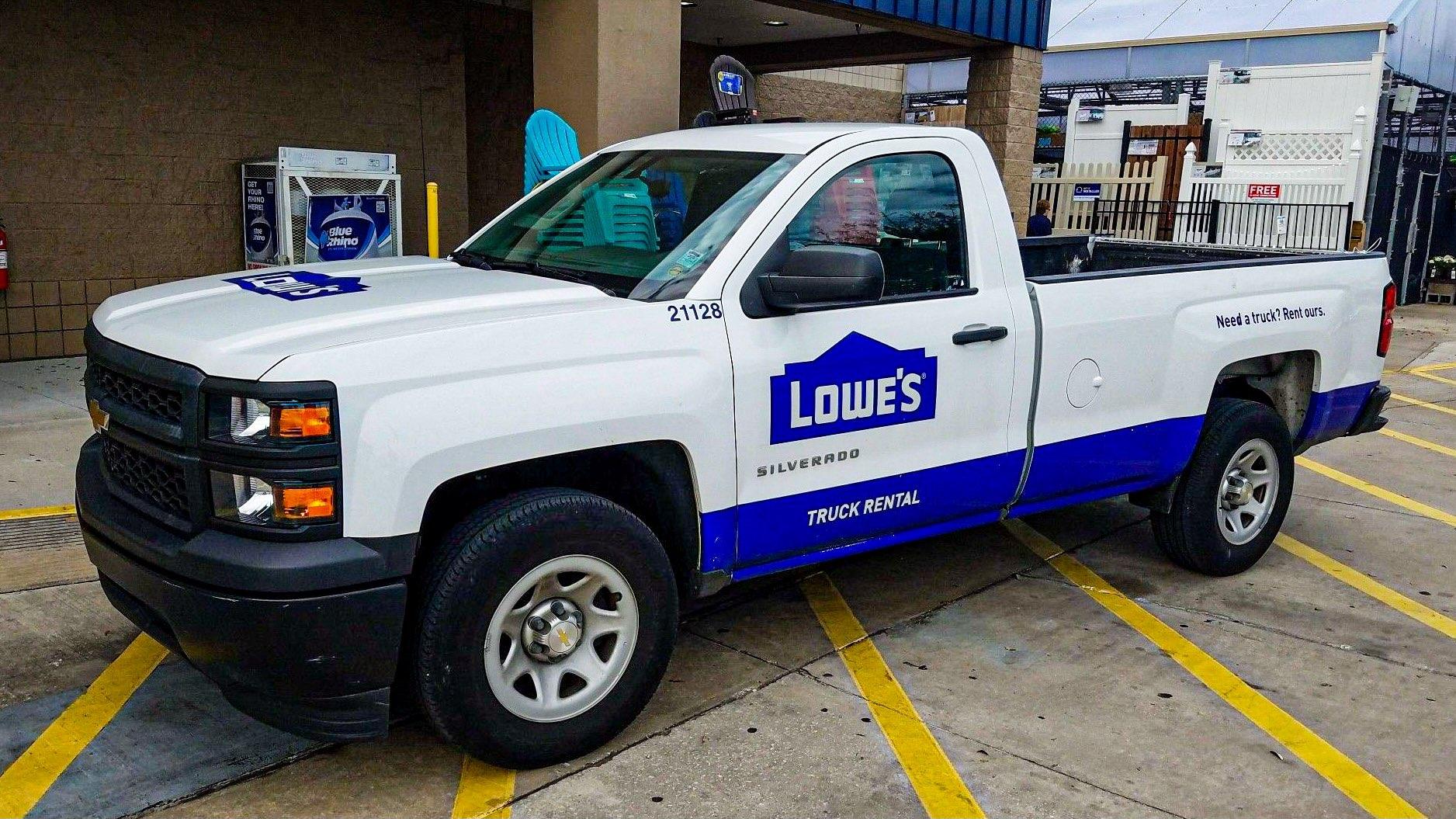 Jimmie Johnson Lowes truck rental concept W/Number by Austin Doran