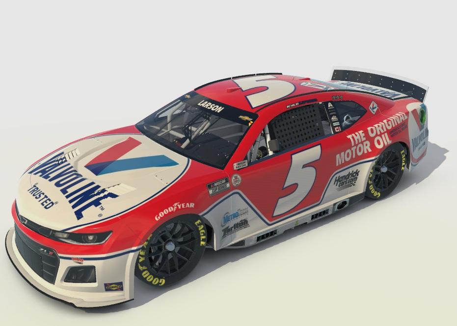 Kyle Larson 2021 Valvoline NextGen Camaro ZL1 by Derek Gilray - Trading