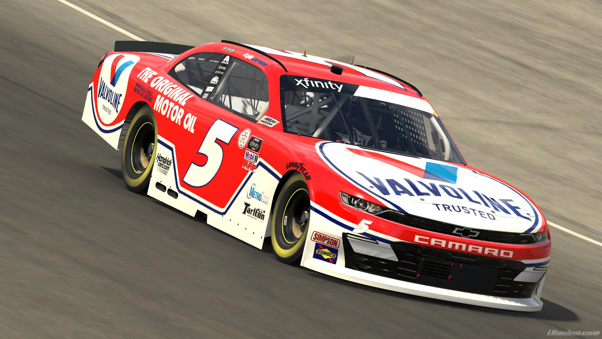 2021 Kyle Larson Valvoline Xfinity Camaro by Dylan Holland - Trading Paints