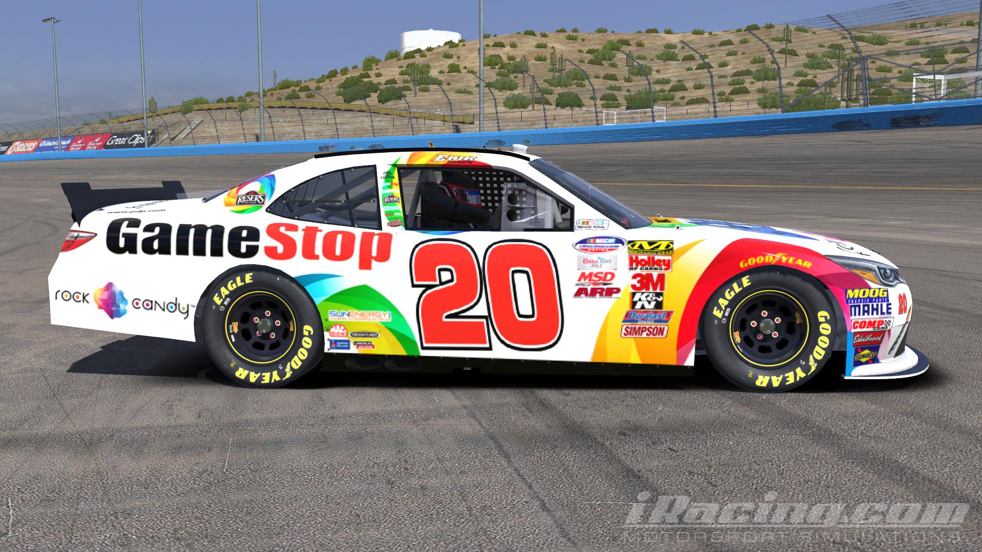 Nascar Xfinity Erik Jones #20 Rock Candy Gamestop by Jordan Bouillez