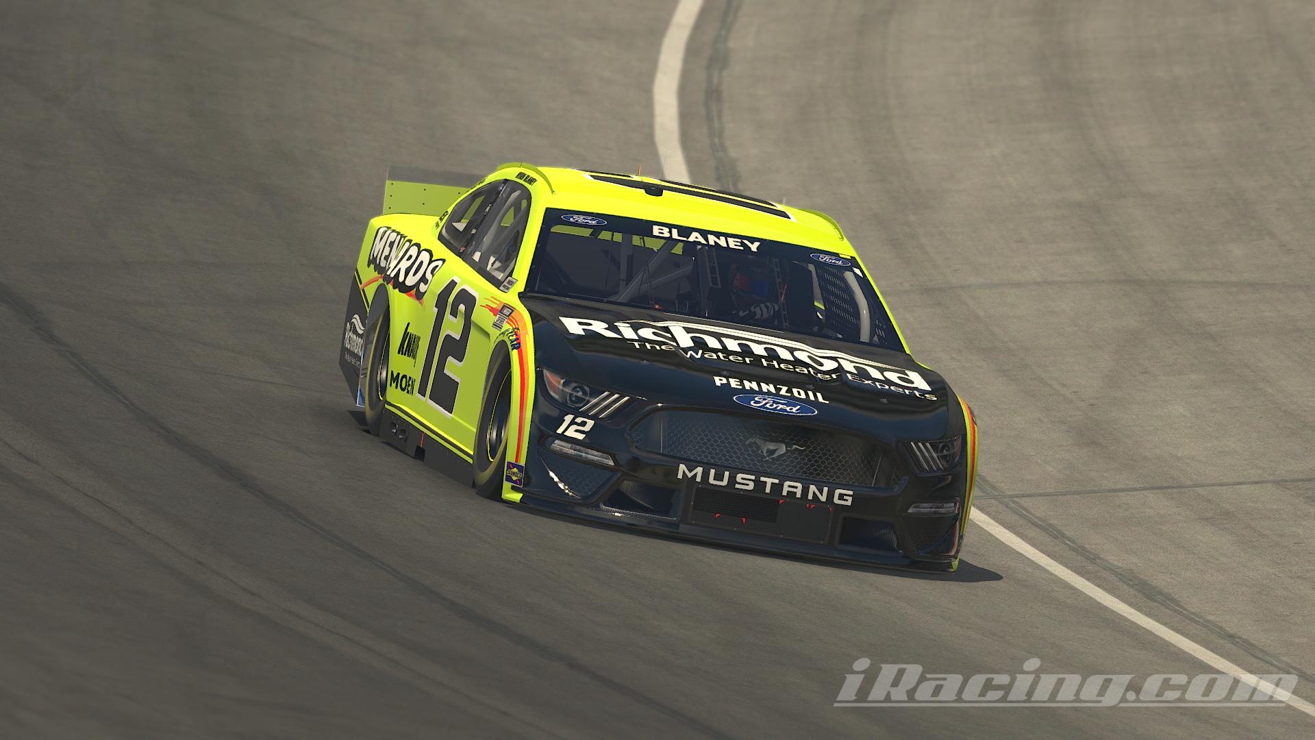 #12 - Ryan Blaney Menards/Richmond by Joseph Madigan - Trading Paints