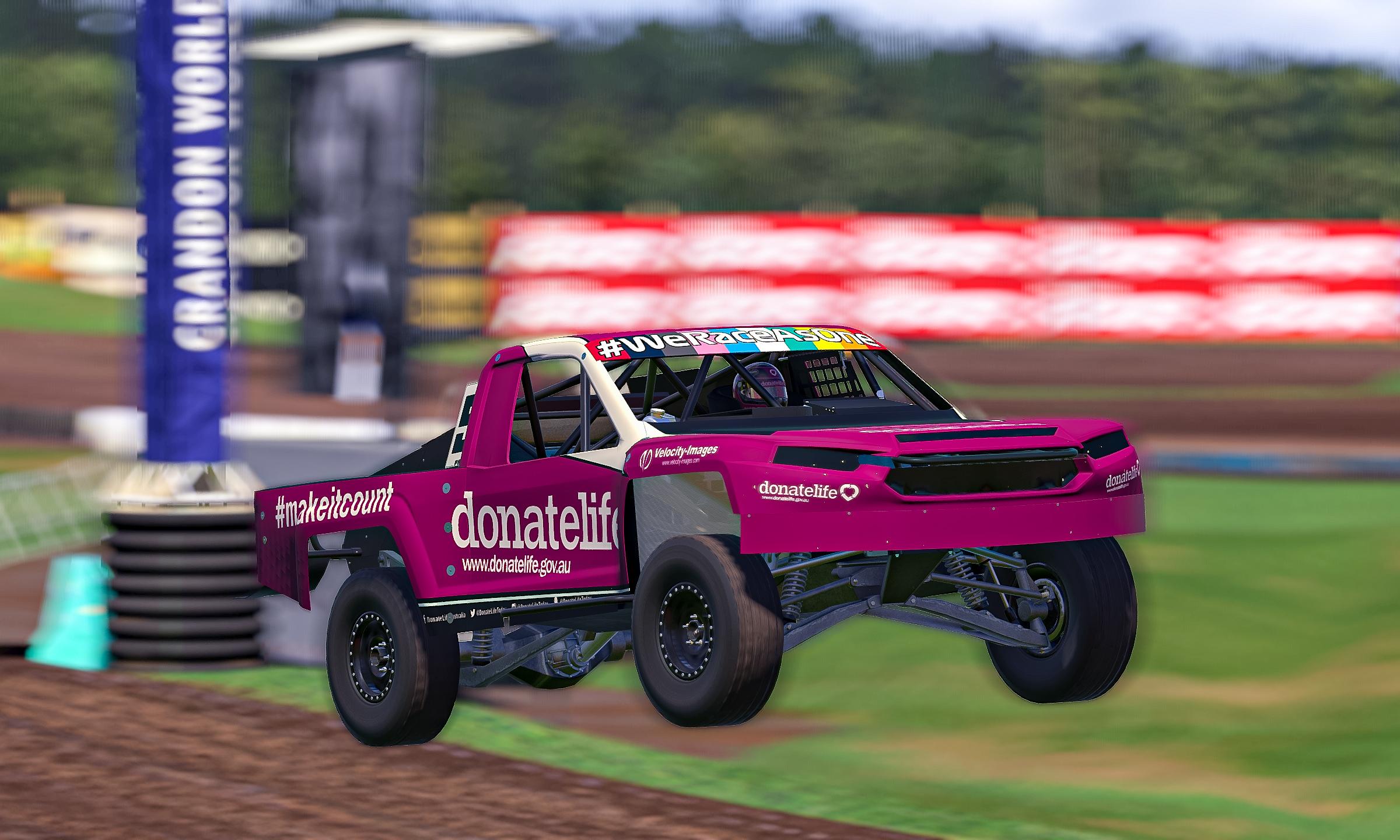 Pro 2 Truck Donatelife Team Livery by Warwick Browne - Trading Paints