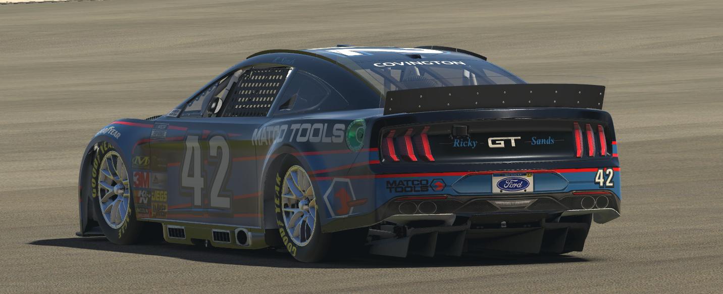 Matco Tools Blue NGF Mustang by Alan C. - Trading Paints