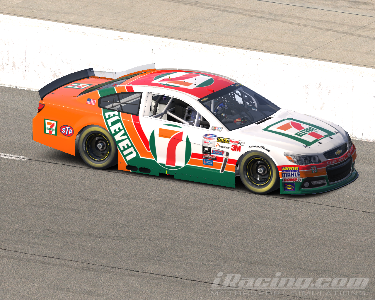 1983 7-Eleven (Retro) by Jeffrey Stanton - Trading Paints