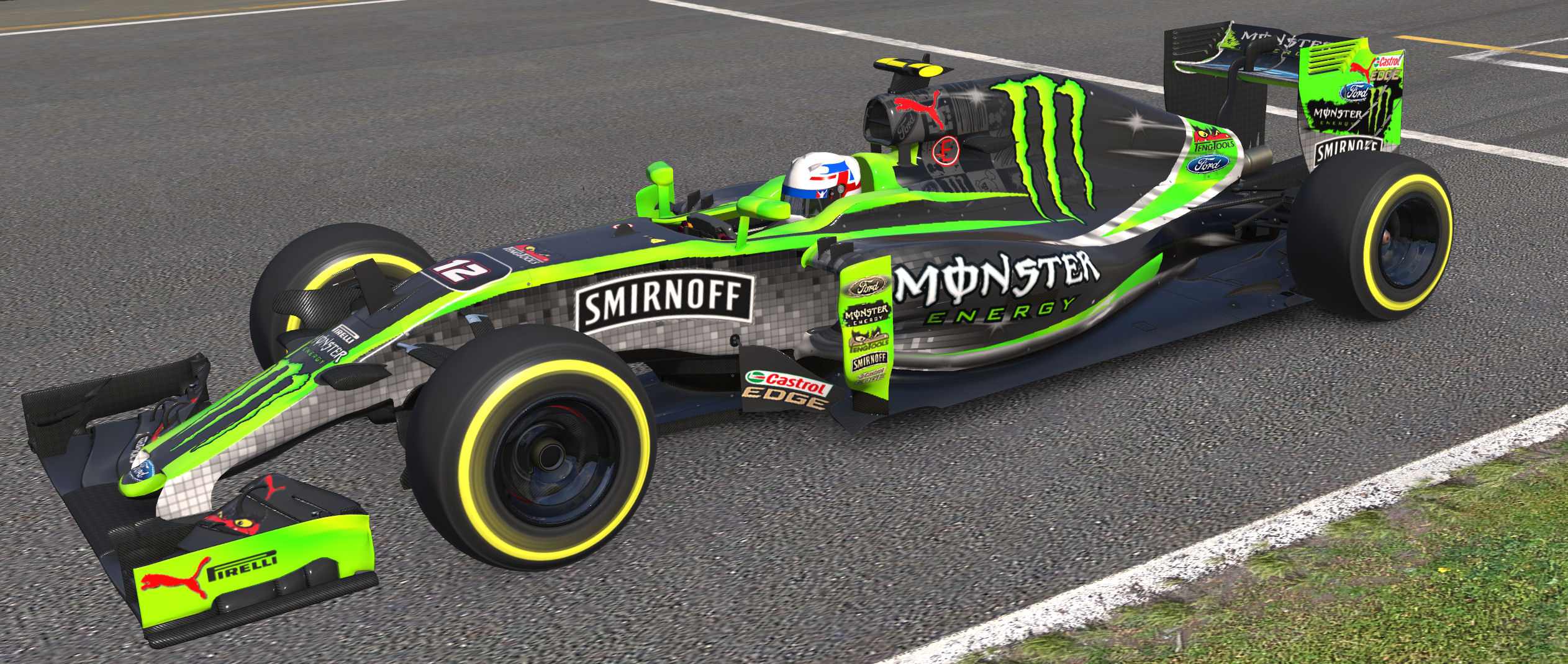 MONSTER ENERGY concept design f1 by Carl Heighes - Trading Paints