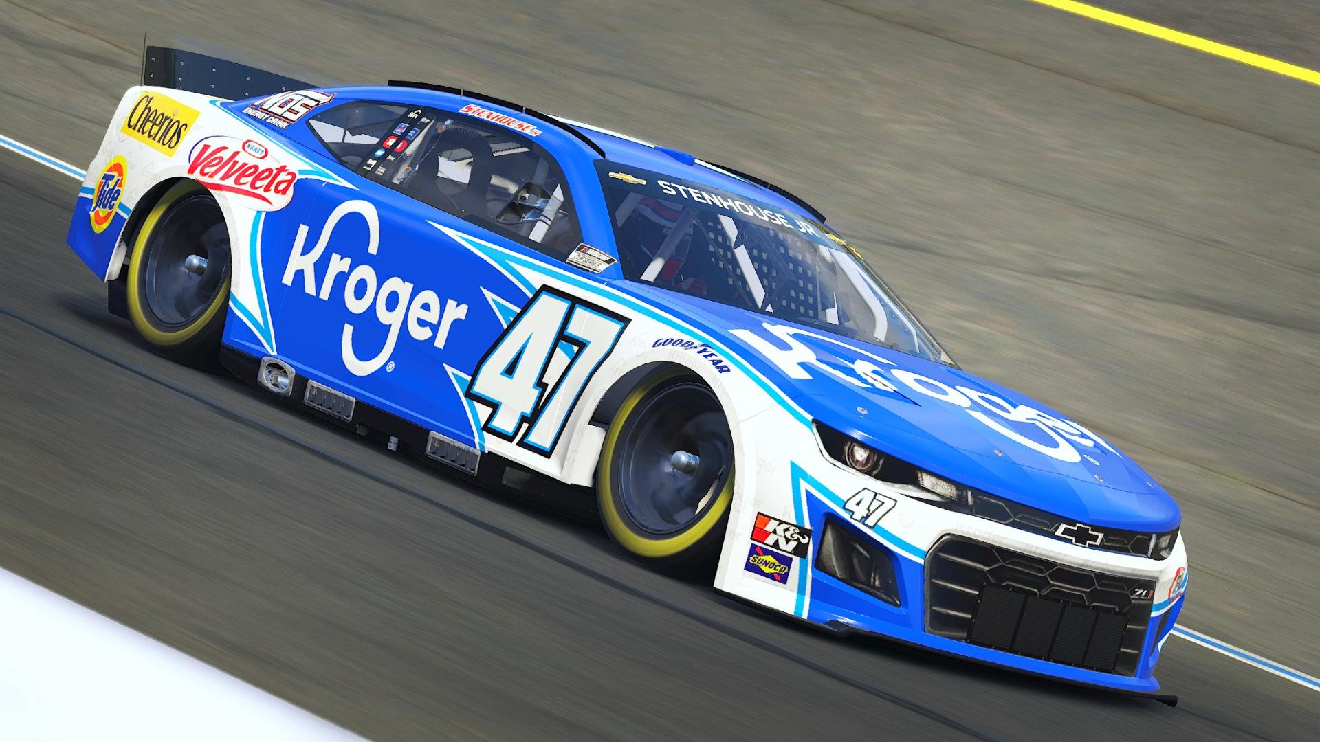 2022 Ricky Stenhouse Jr 47 Kroger CONCEPT by Davin Cornelius Trading