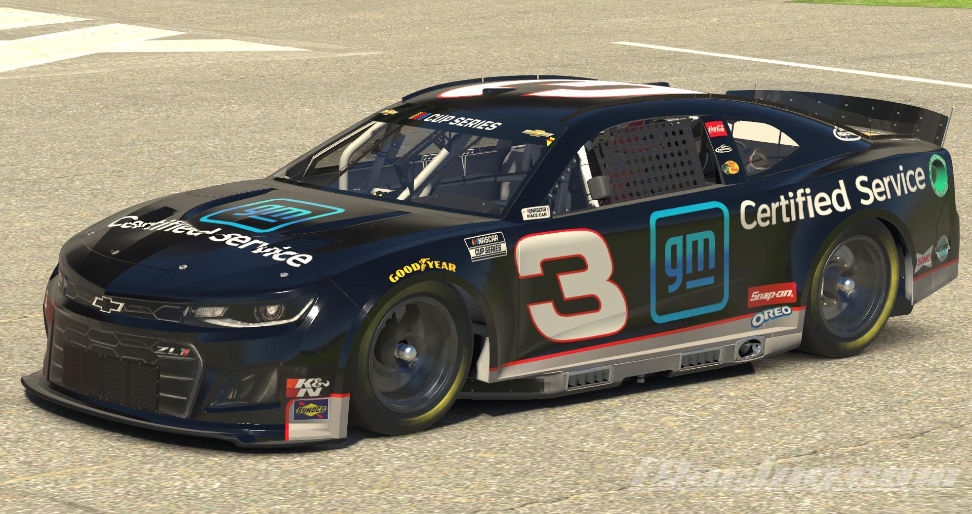 Fictional Dale Earnhardt 3 GM Certified Service Chevrolet Camaro Moved ...