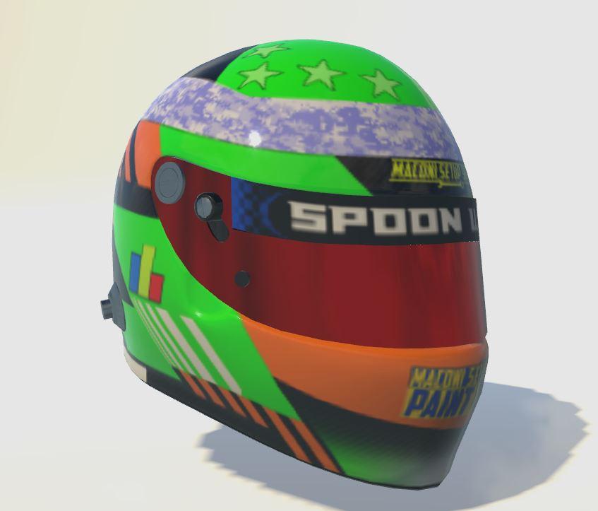 MSS Paint Shop helmet by Jordan Spoon2 - Trading Paints