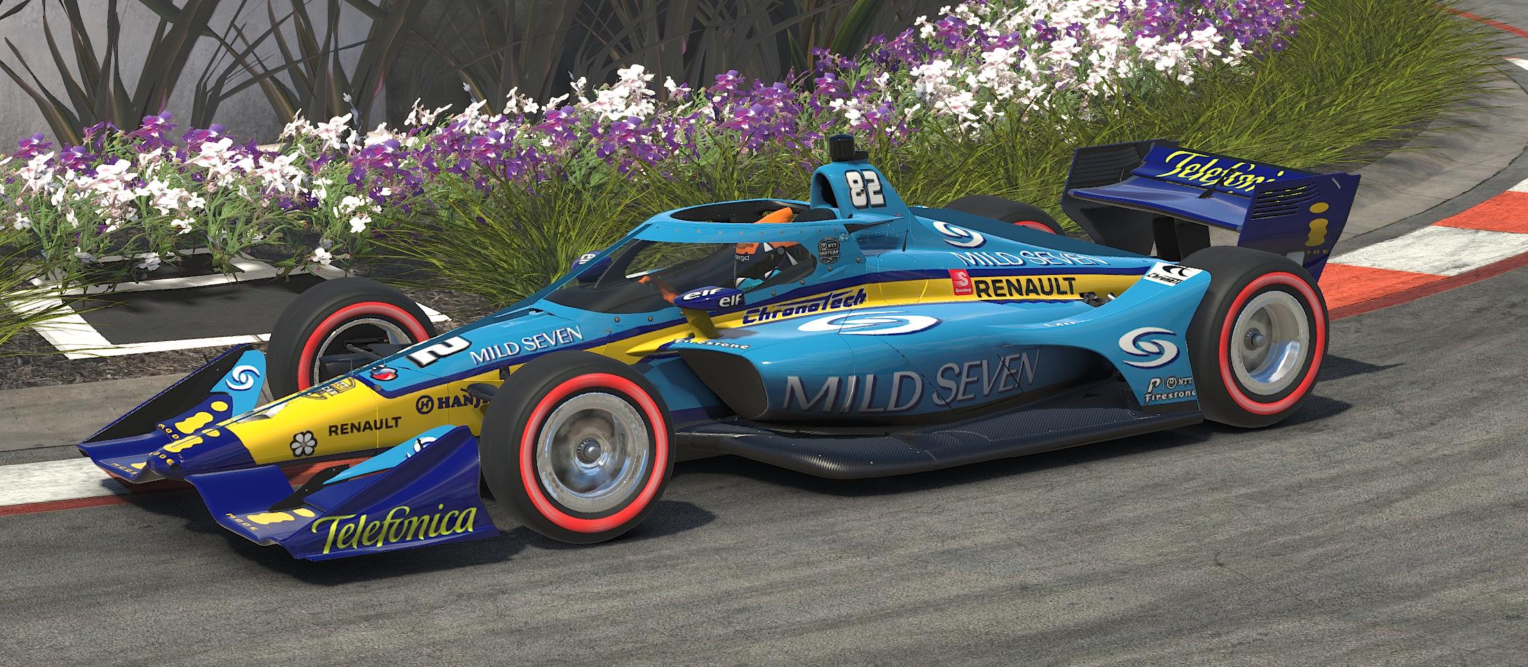 Fernando Alonso Mild Seven Renault IndyCar Concept by Dakota DeMaegd ...