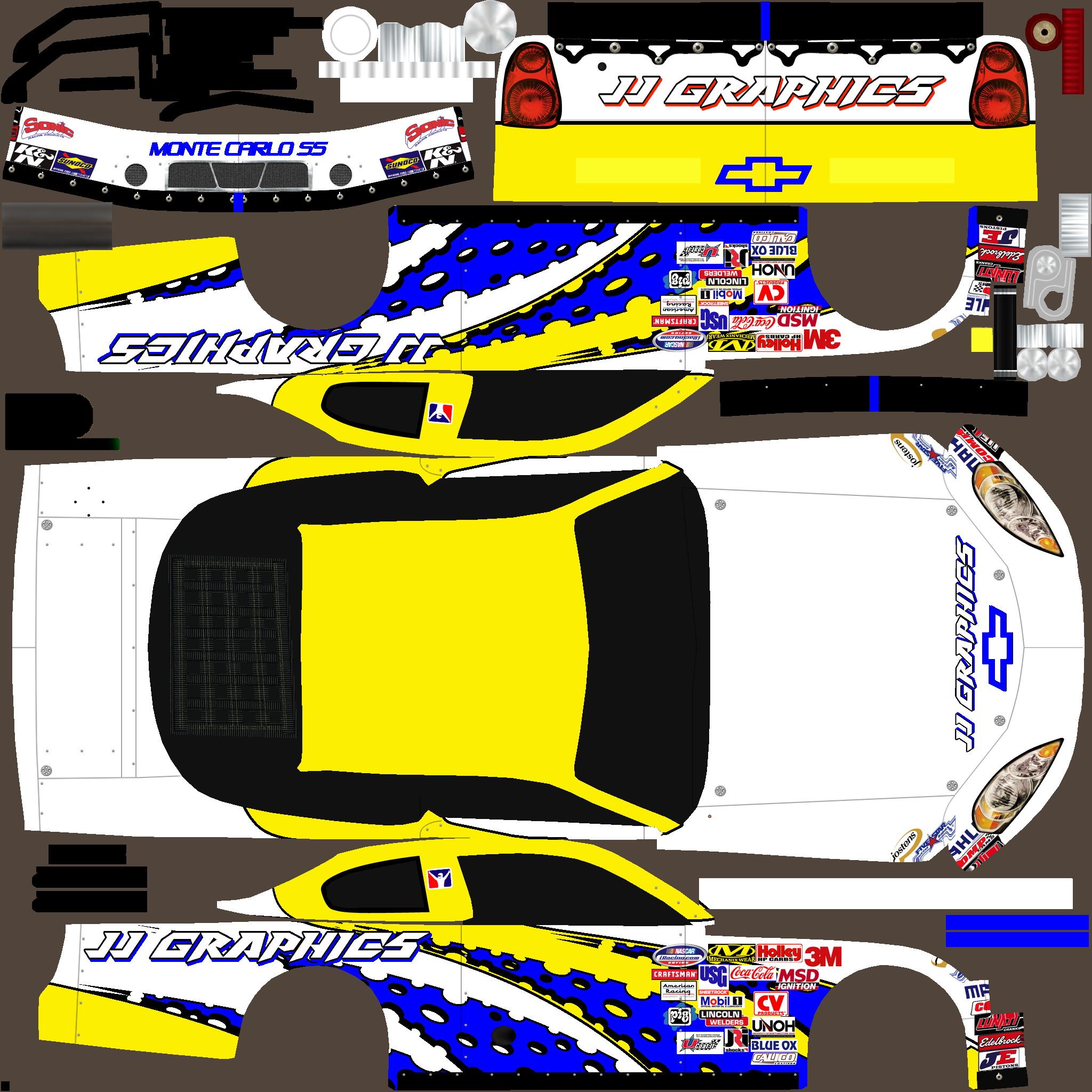 public late model yellow by Jeremy Jones3 - Trading Paints