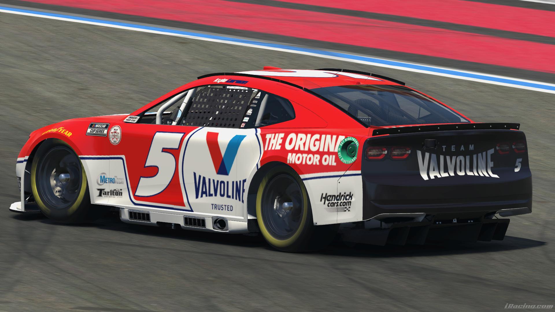 2022 Kyle Larson Valvoline Concept by Dylan Holland - Trading Paints