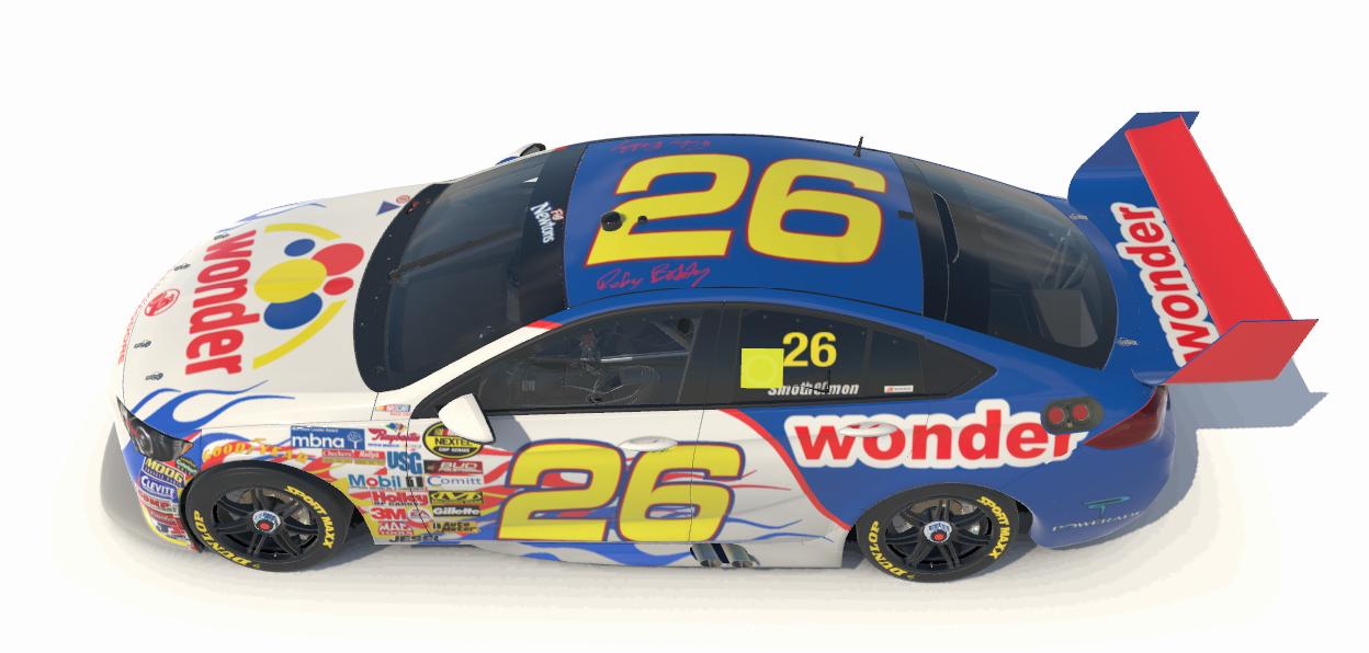 Ricky Bobby #26 Wonder Bread Car by Matthew Smothermon - Trading Paints