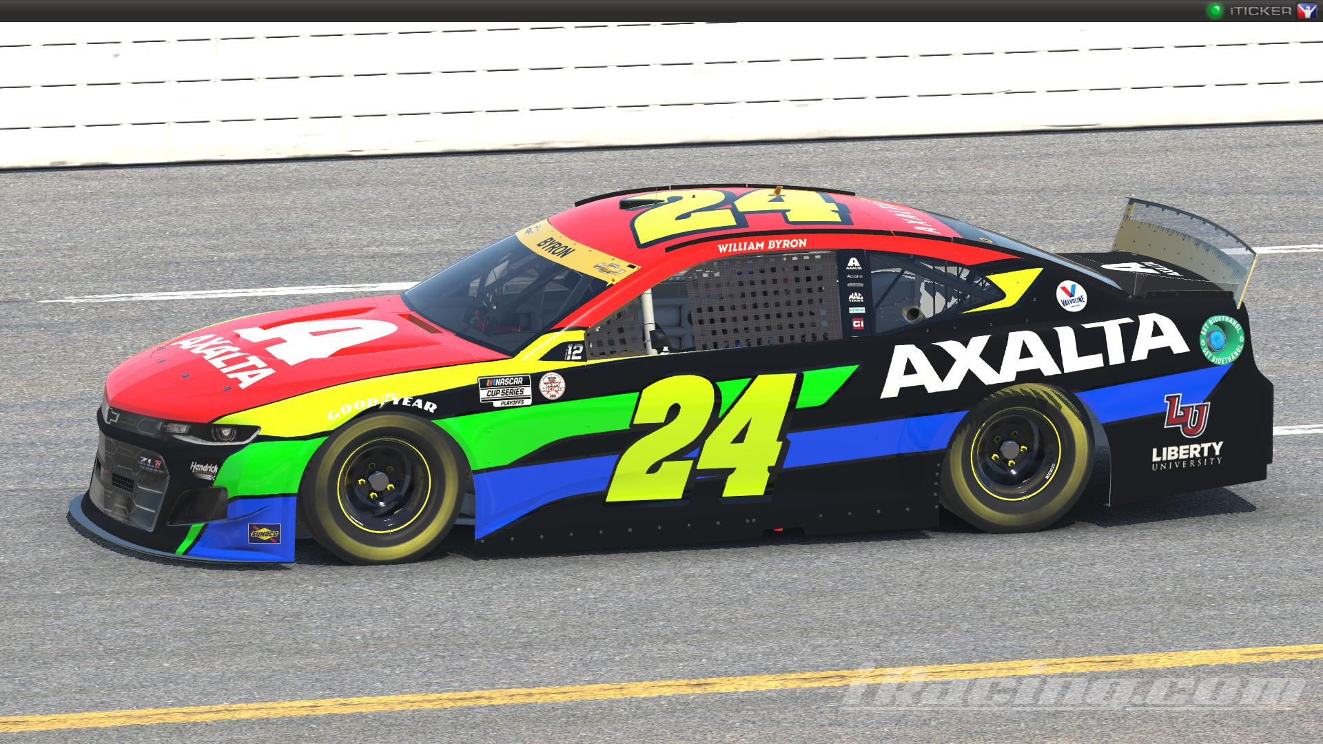 William Byron #24 Axalta 2021 NASCAR Cup Series Playoffs Round of 12 by ...