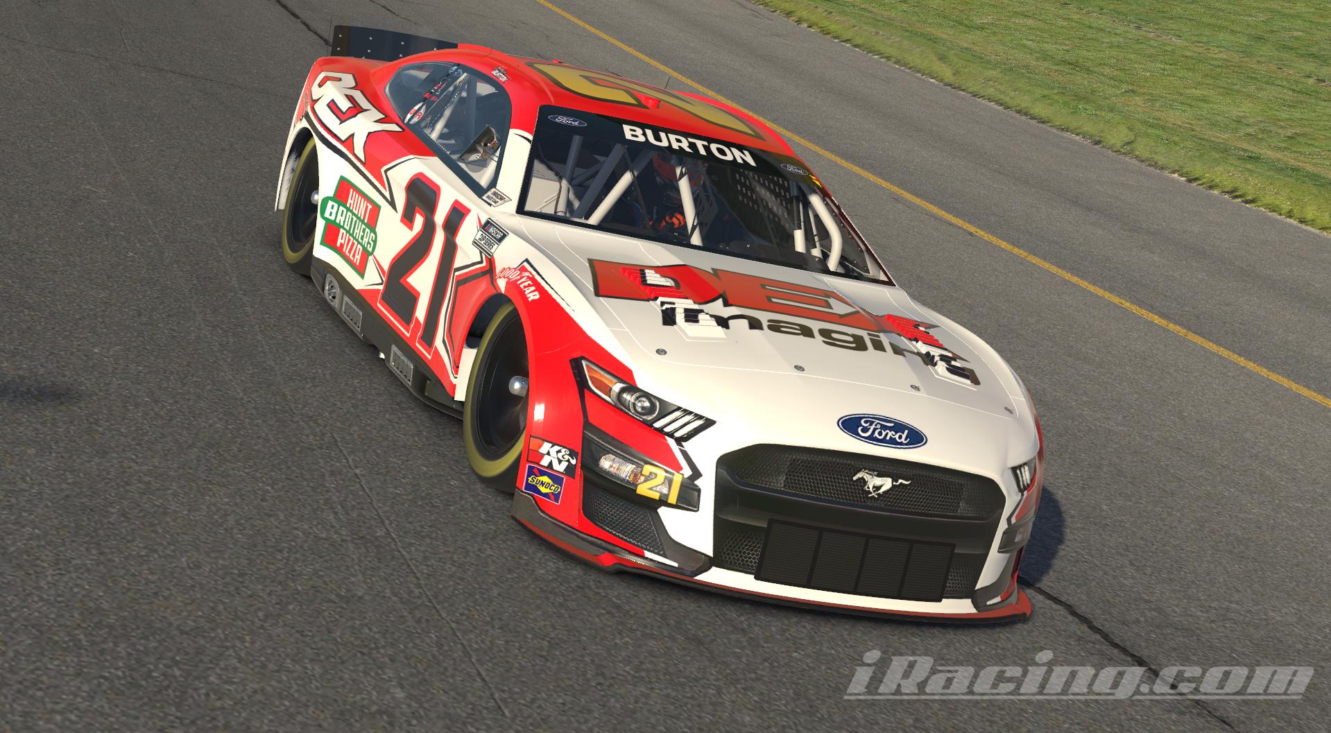 Fictional 2022 Harrison Burton DEX Imaging NASCAR Cup Series Ford ...