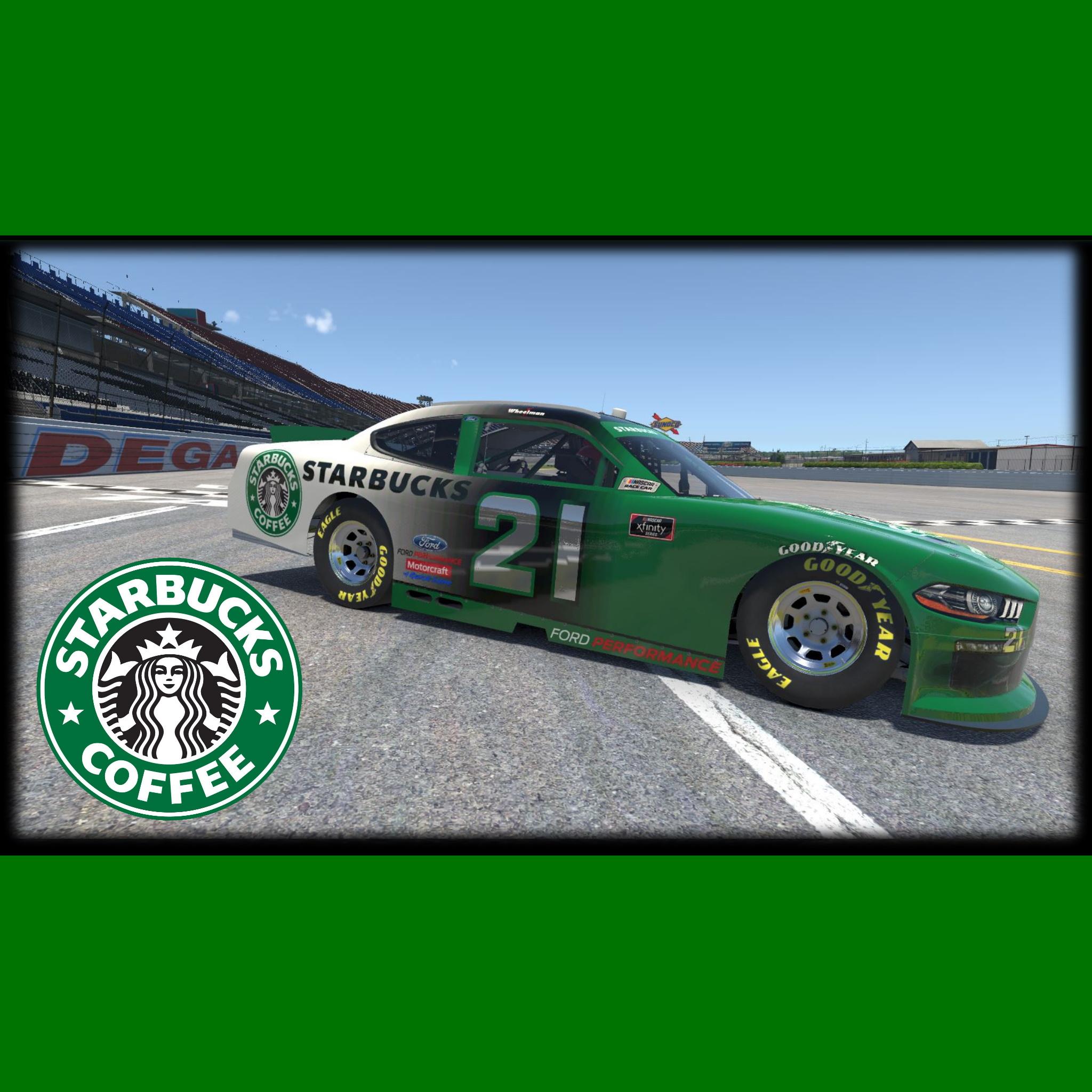 Starbucks Ford Mustang by JW Salyers Trading Paints