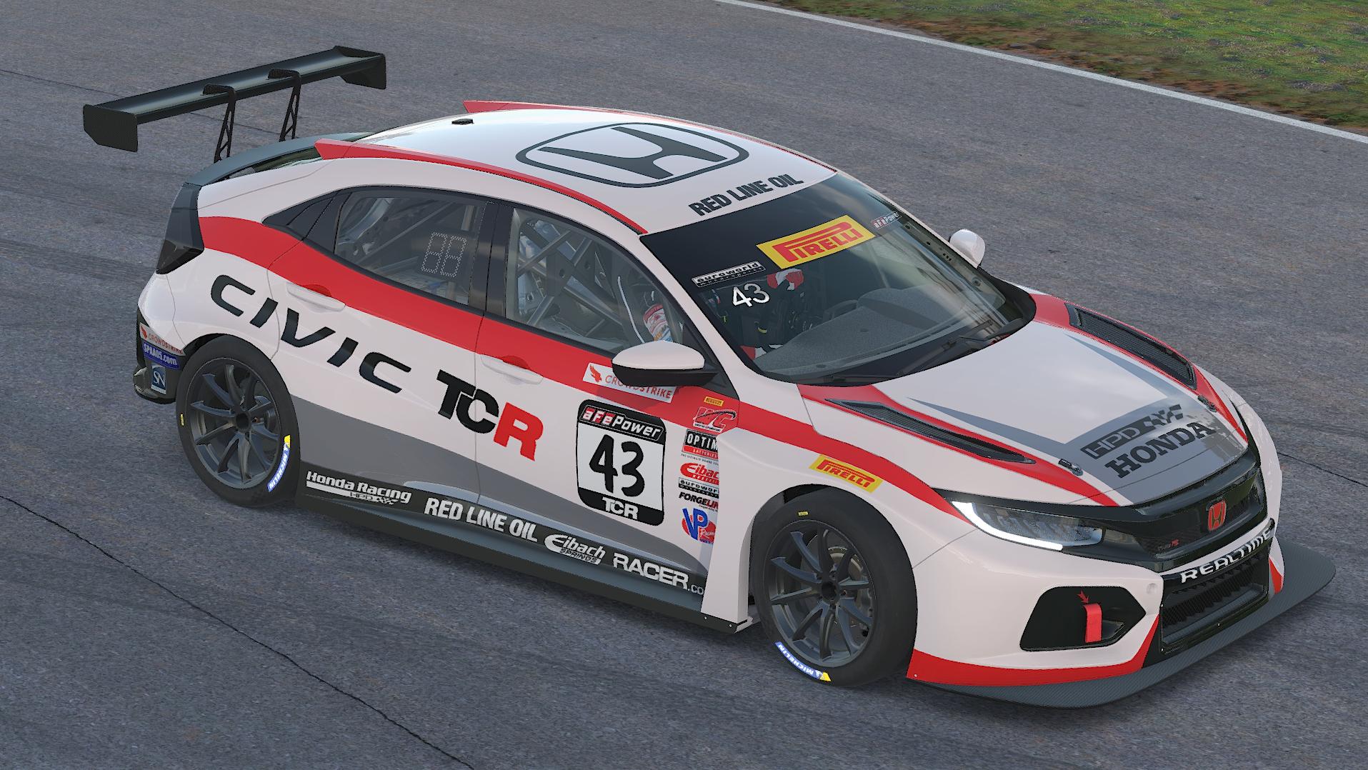 Ryan Eversley 2018 Realtime Racing Civic (Custom Numbers) by Justin ...