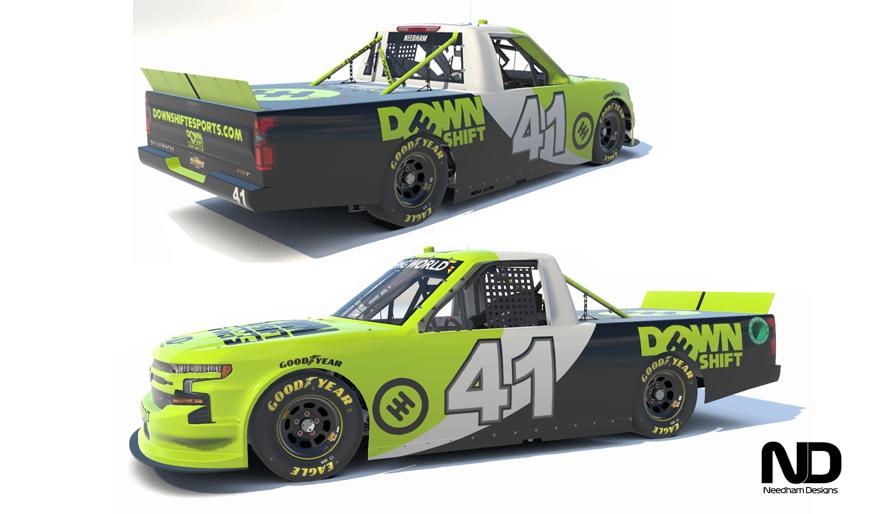 Downshift Esports Chevrolet Silverado Truck LIME Livery by Chris N ...