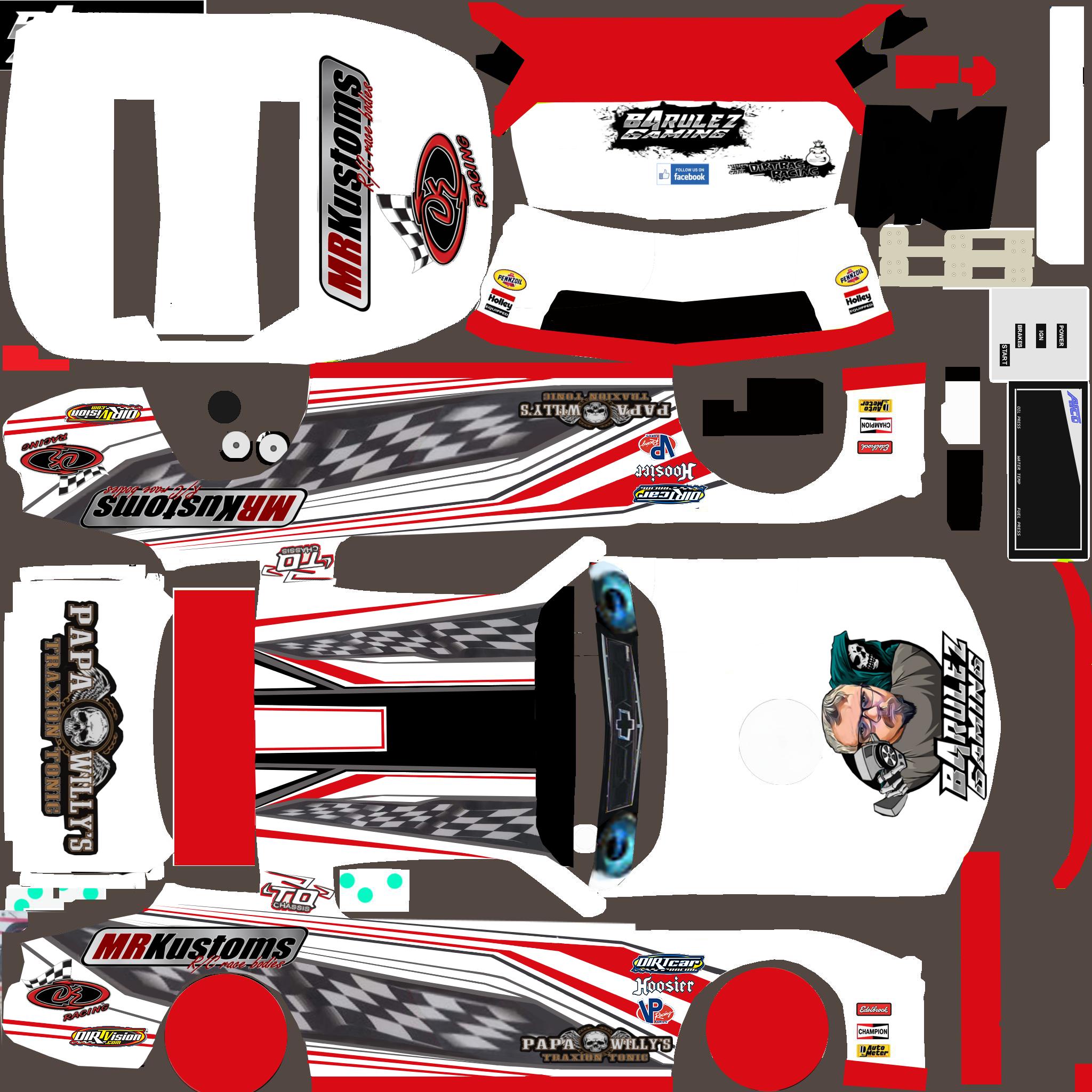 DirtStreetStockChromewhite by Eric G Gann - Trading Paints