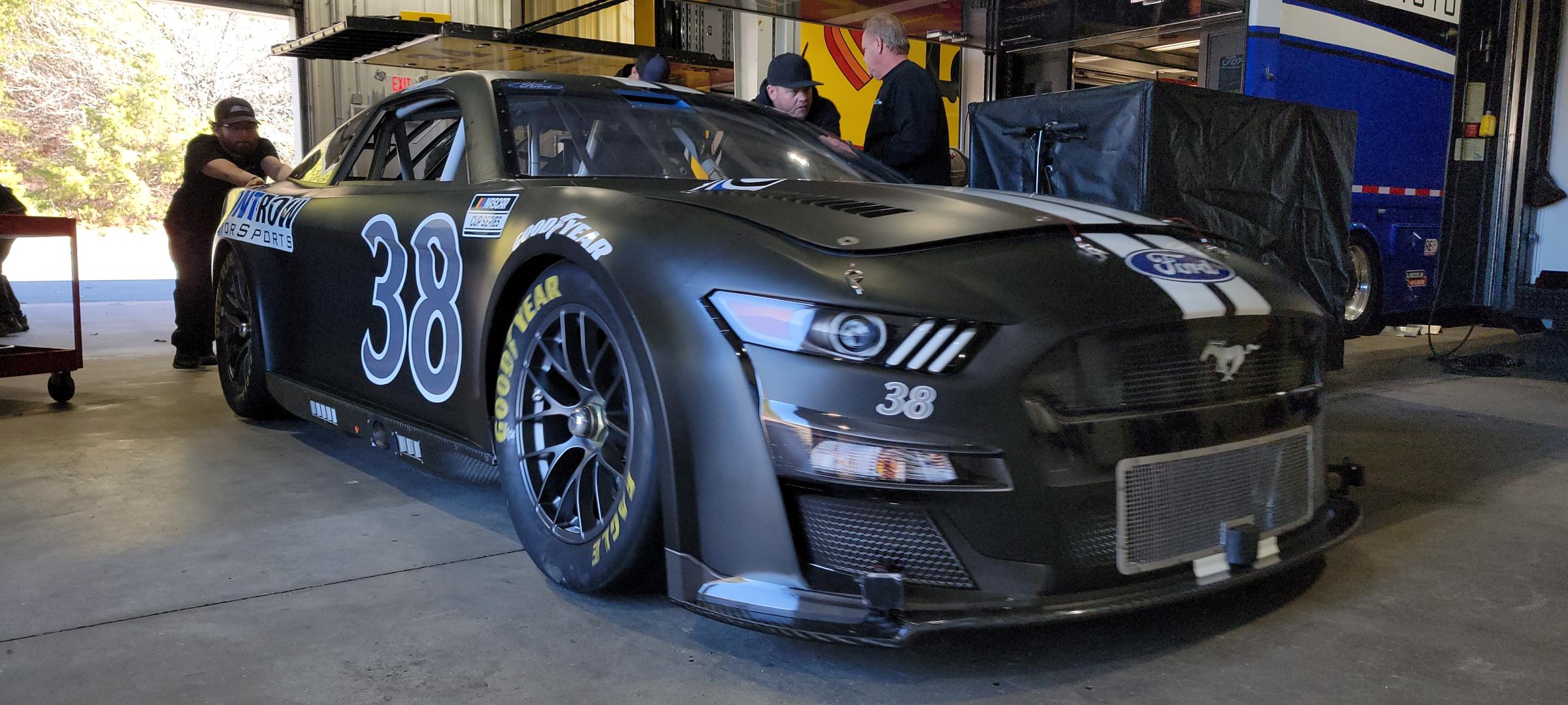 Todd Gilliland Test Ford Mustang By Front Row Motorsports - Trading Paints