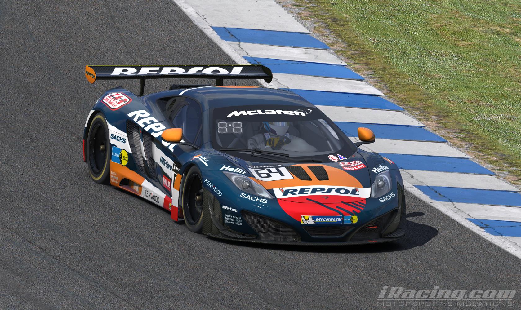 Repsol - McLaren MP4-12C By Juan Diego Sanchez Martinez - Trading Paints