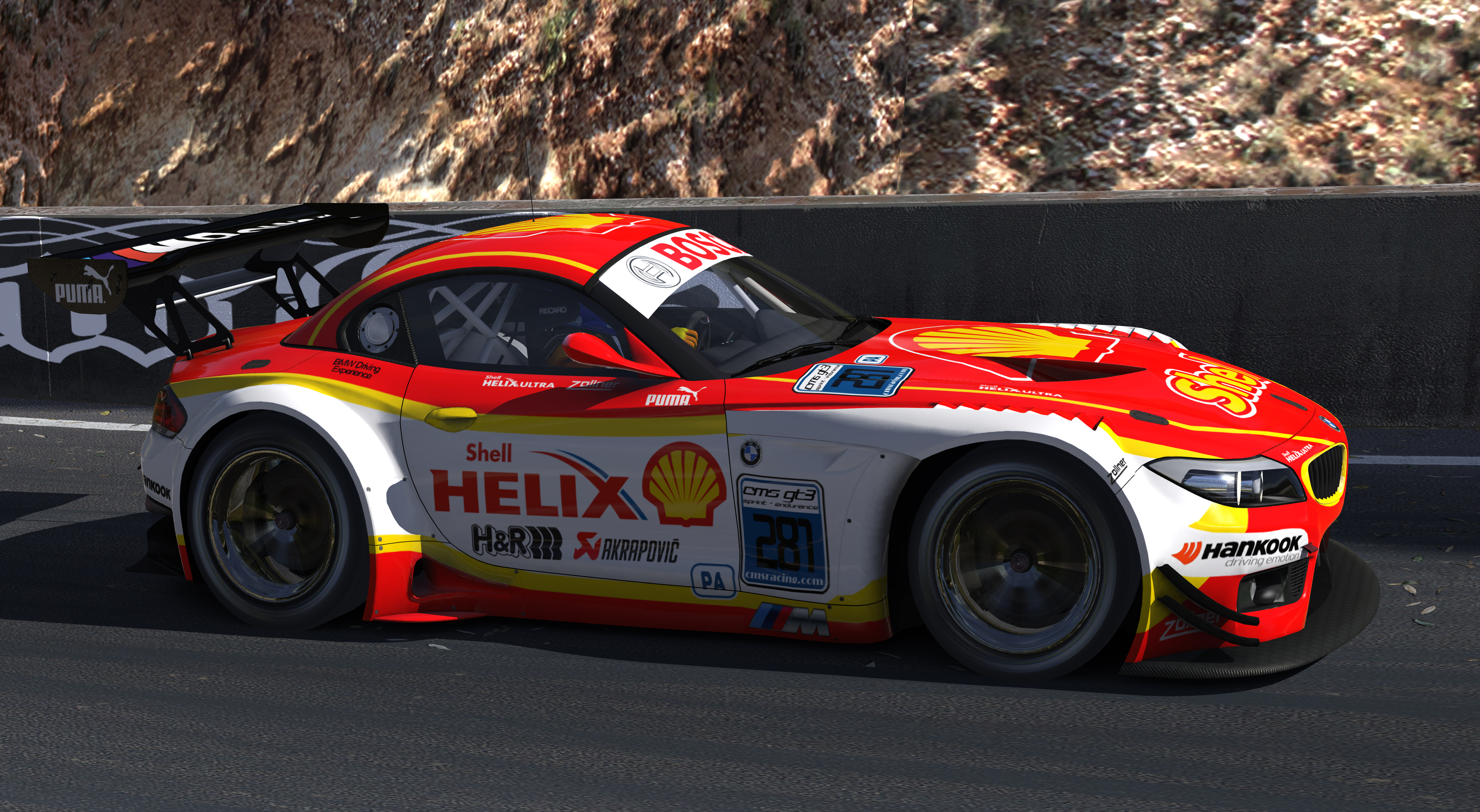 Shell Helix BMW Z4 GT3 by Warren McGary - Trading Paints