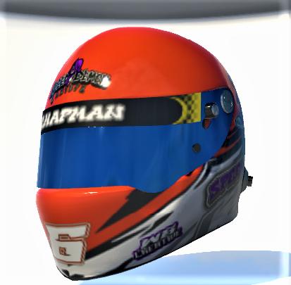 Ryan Chapman Cup Helmet by Wade B. - Trading Paints