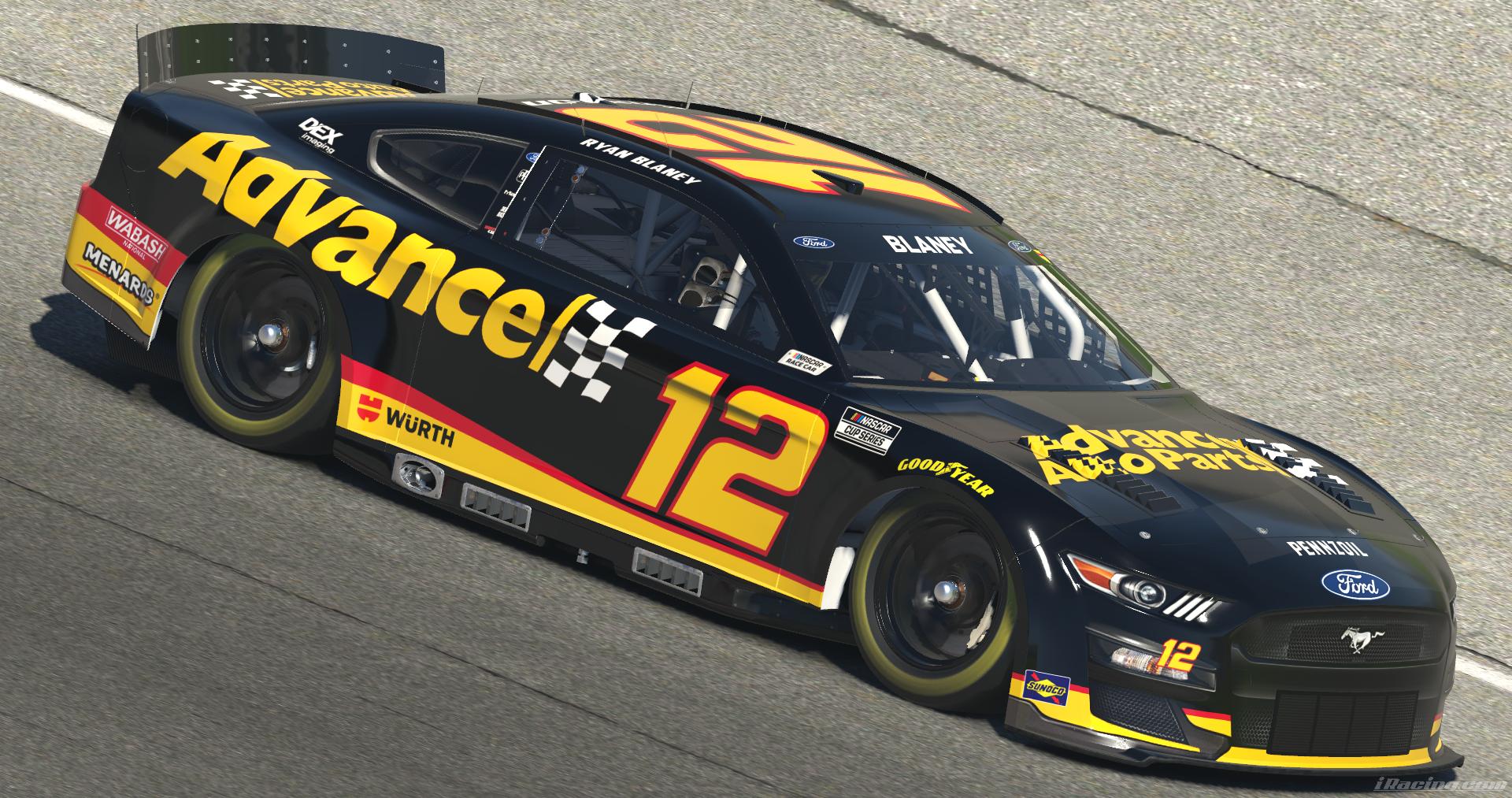 ryan blaney advance auto parts shirt