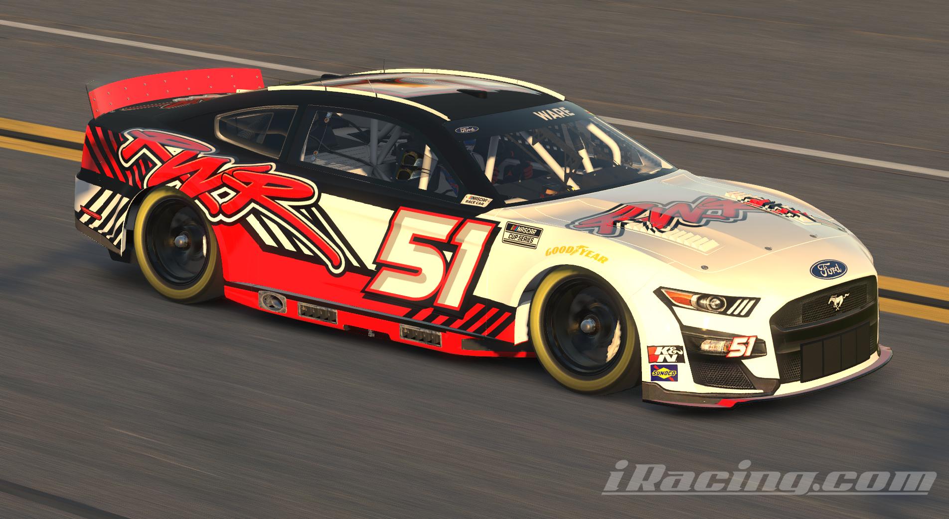 RWR Racing Cody Ware Test Concept by Jason Furqueron - Trading Paints