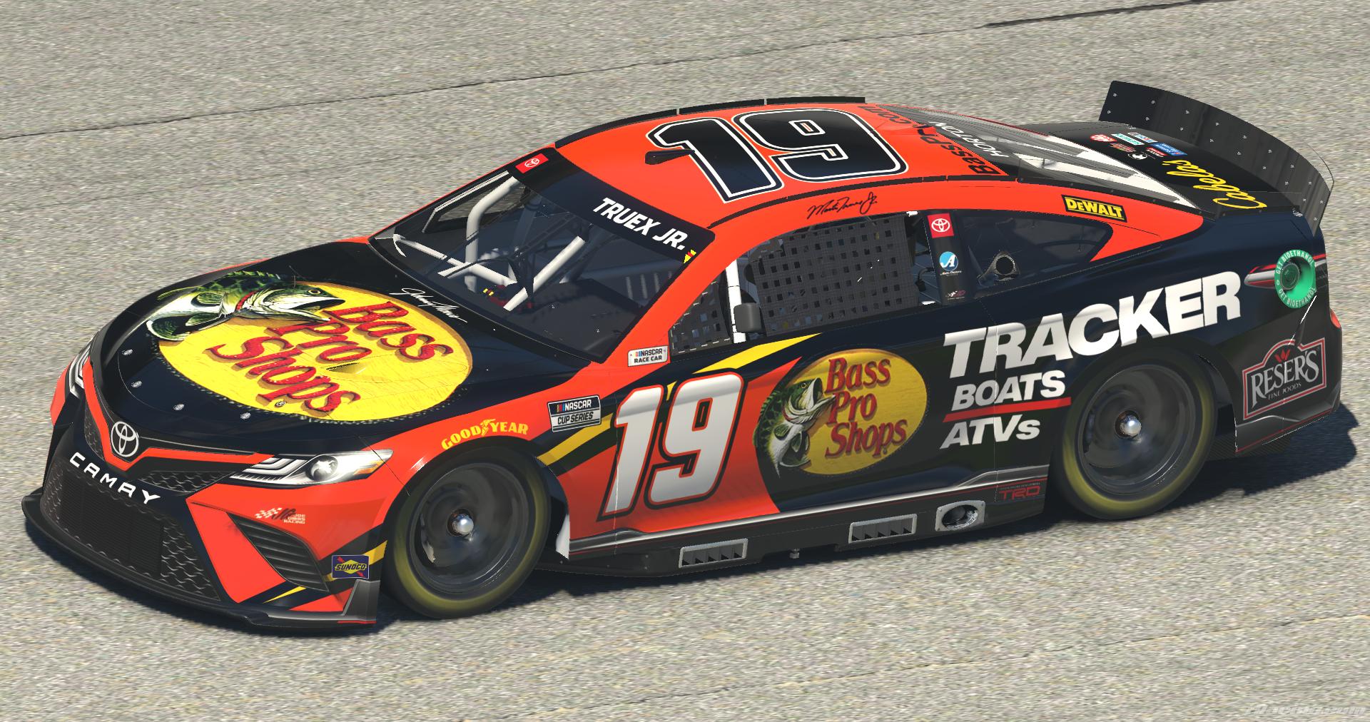 2022 Martin Truex Jr Bass Pro Shops Camry by Ben Horton - Trading Paints