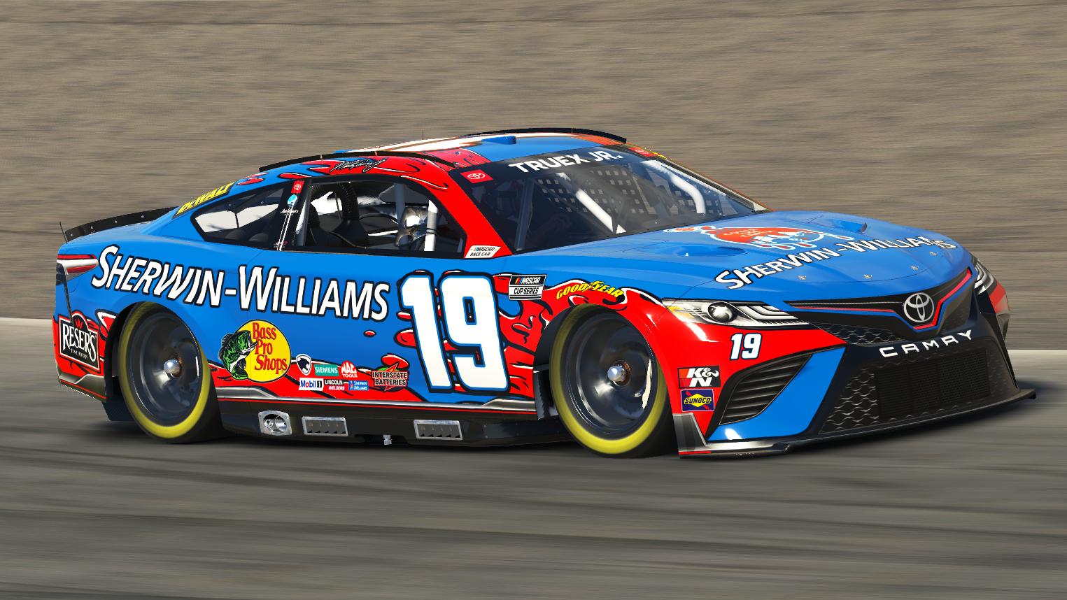 Martin Truex Jr. 2022 Sherwin Williams Camry Concept by Evan Pienta