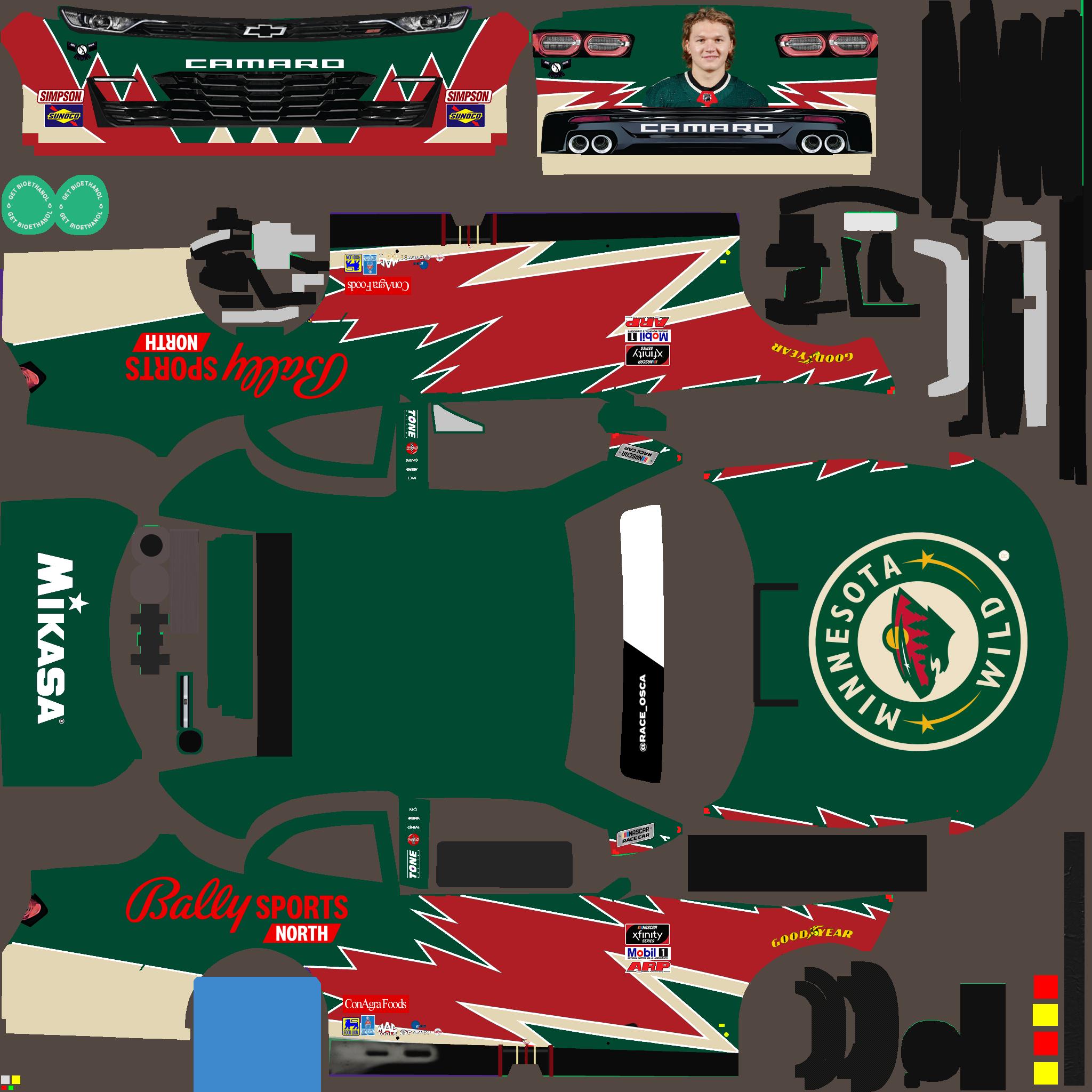 Kyle Carlson Minnesota Wild OSCA by Nickolas M. - Trading Paints