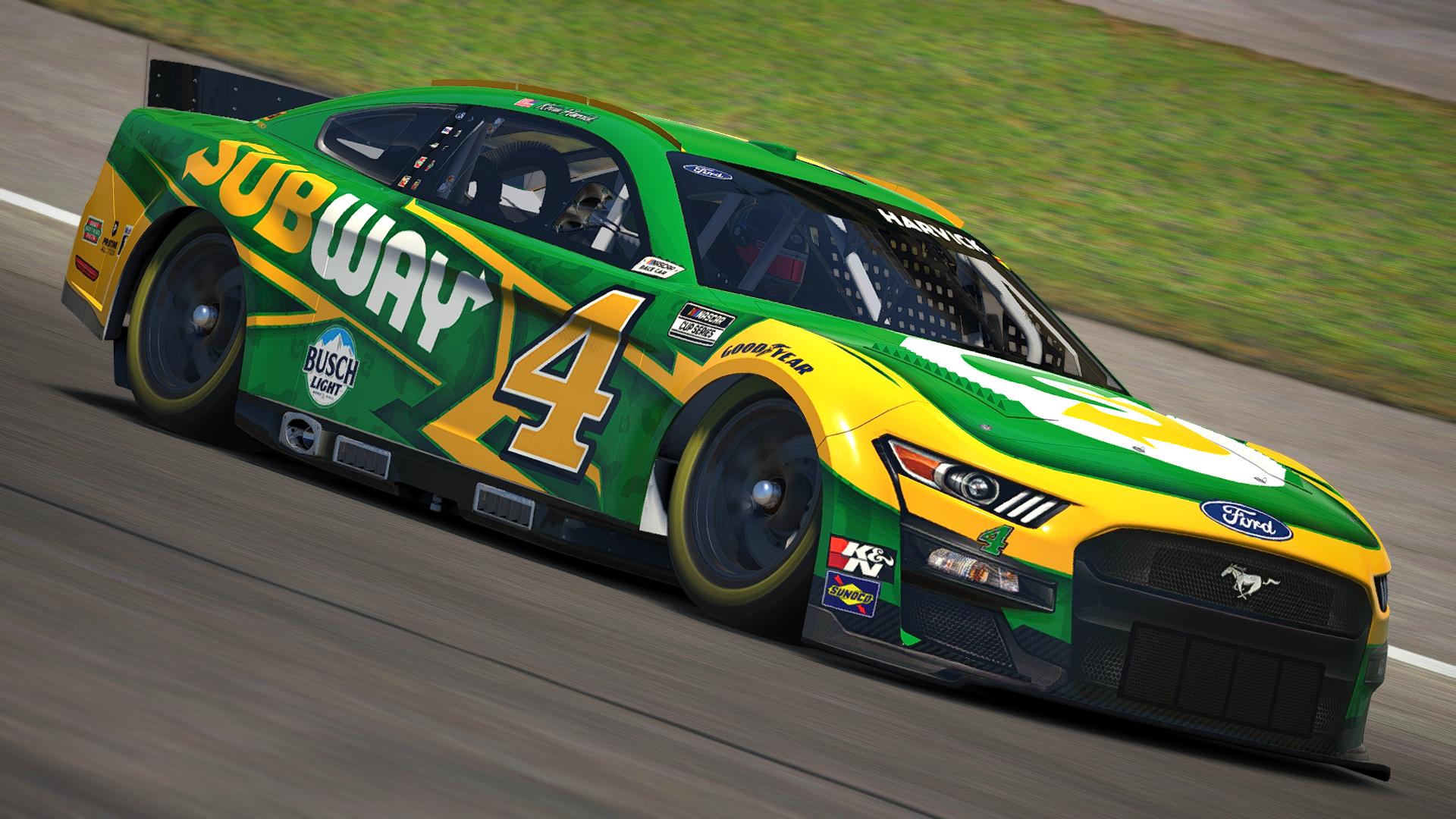 Kevin Harvick Subway Next Gen Mustang Concept by Justin Teel - Trading ...