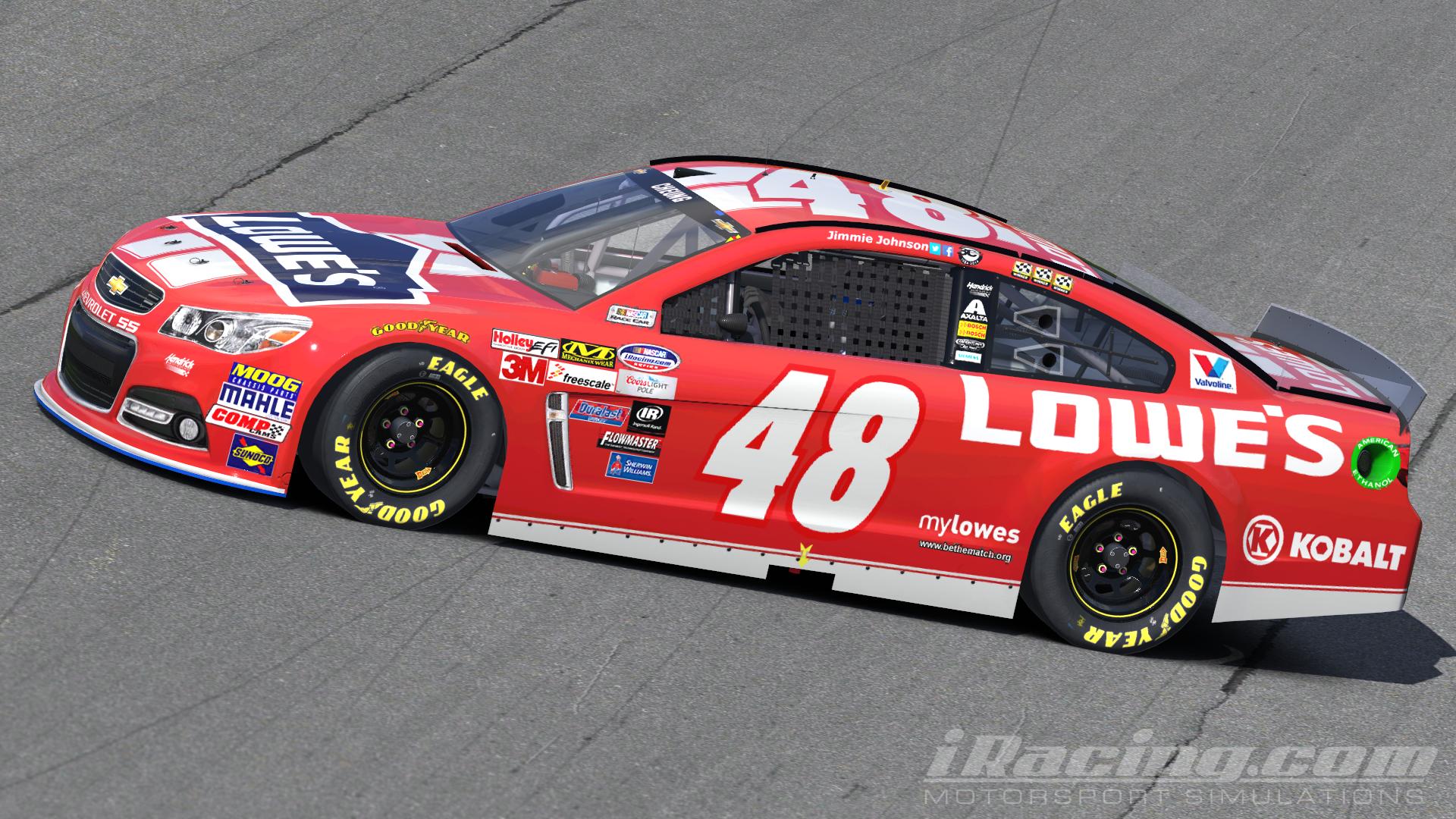 Jimmie Johnson 2014 Lowes Red SS by Richard Cheung - Trading Paints