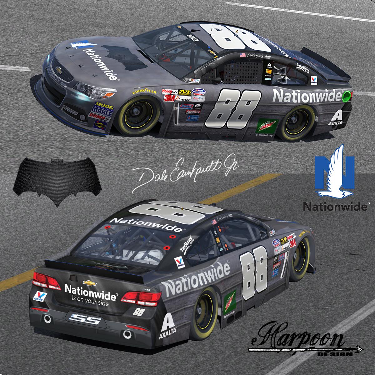 2016 Dale Jr. Batman by Brantley Roden - Trading Paints