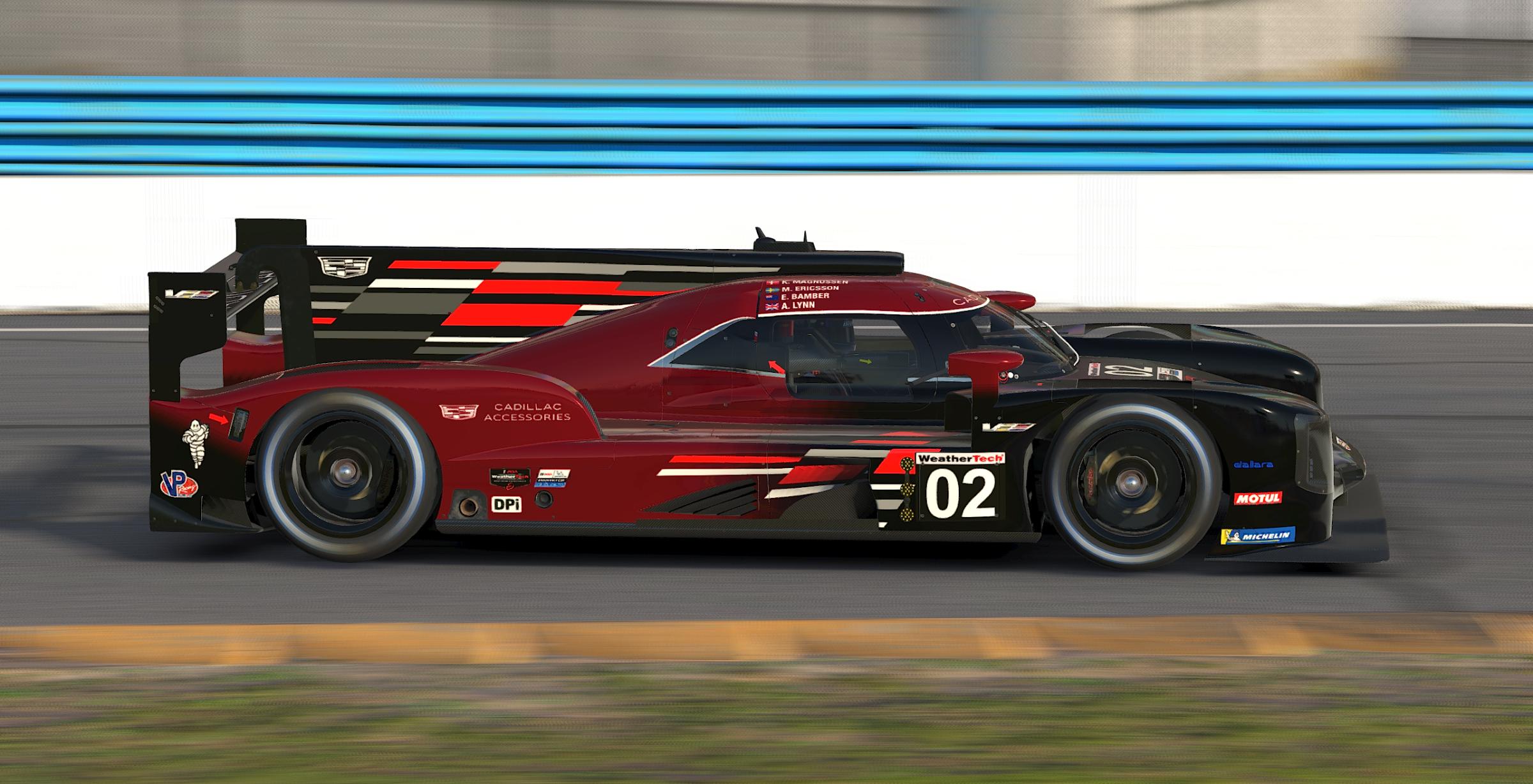 Cadillac Chip Ganassi Racing 2022 IMSA DPi #02 Custom Numbers By ...