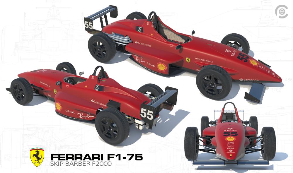 Ferrari F1-75 F1 2022 Livery by Paul R Chaloner - Trading Paints