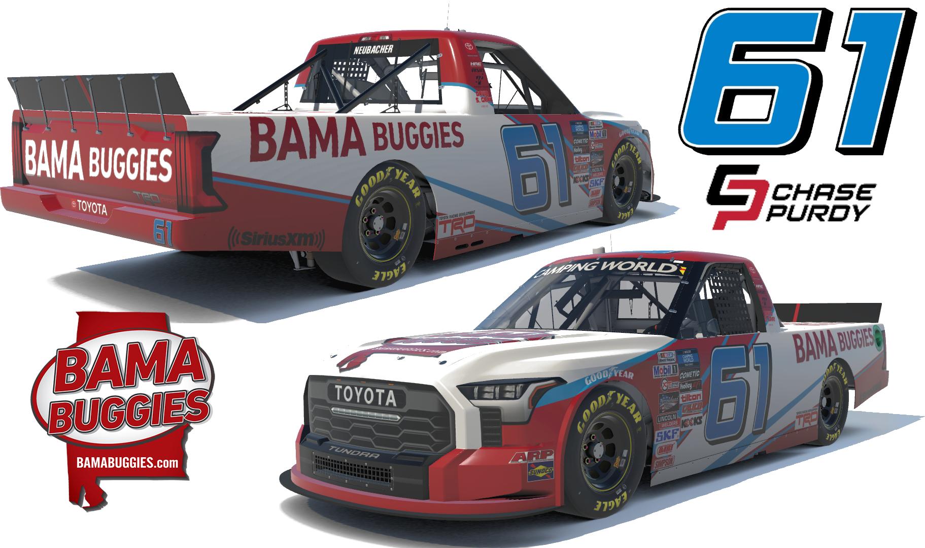 Chase Purdy 2022 Bamba Buggies #61 by Benjamin W. Rogers - Trading Paints