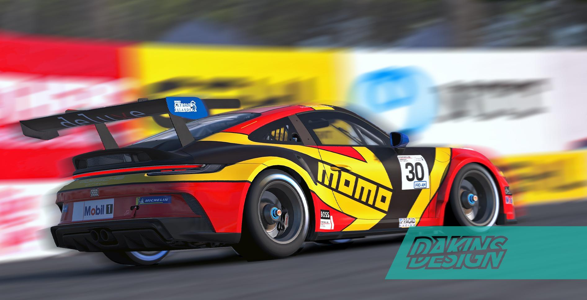 Goldcrest Motorsports MOMO 2022 IMSA Porsche Carrera Cup 911 GT3 Cup