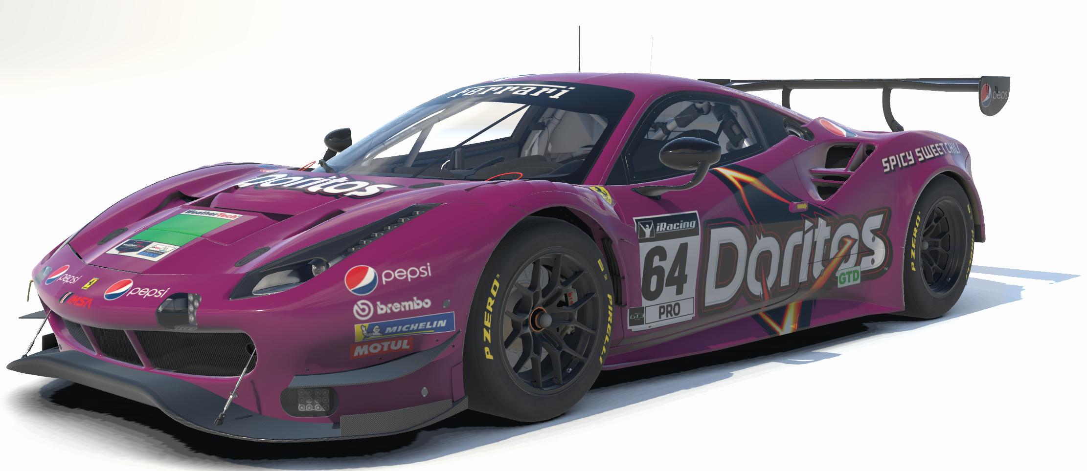 Ferrari 488 GT3 Evo 2020 Team Doritos Spicy Sweet Chili 2022 by Johnny ...