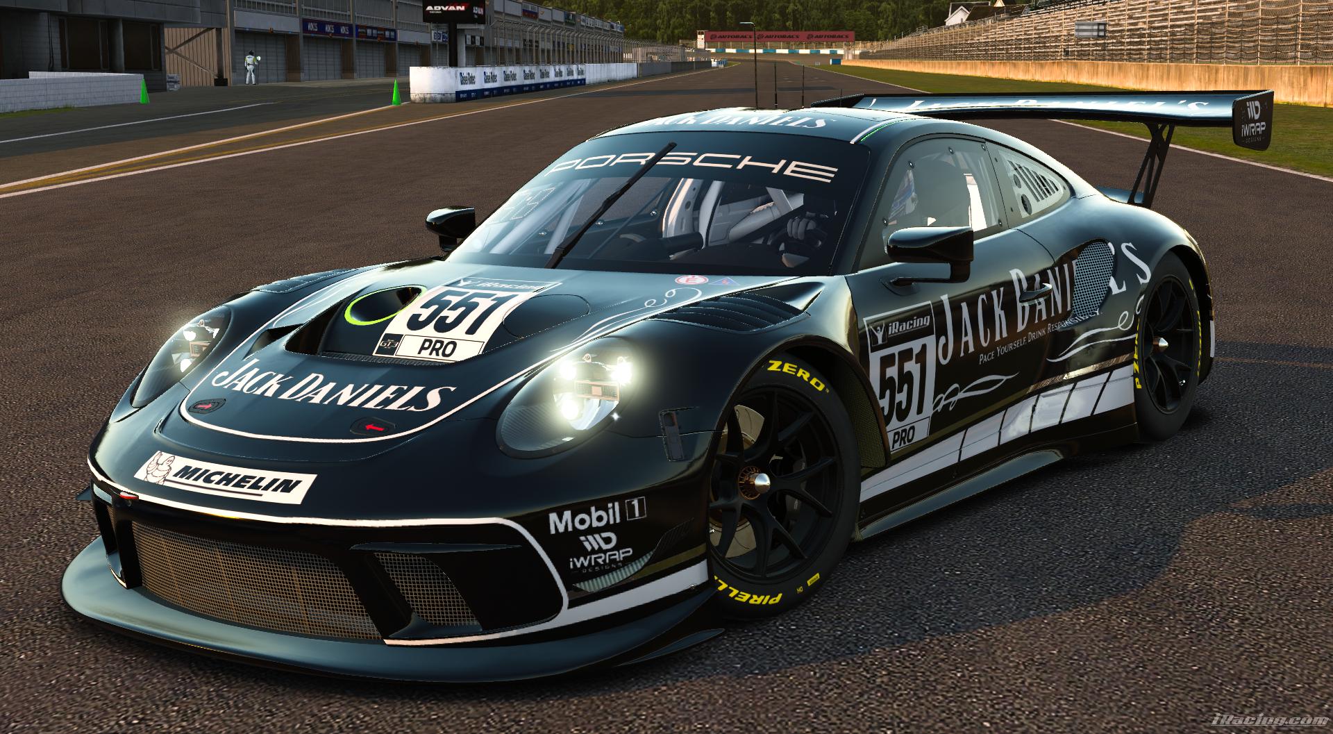 Jack Daniels Porsche 911 GT3-R - Concept by Scott S. - Trading Paints