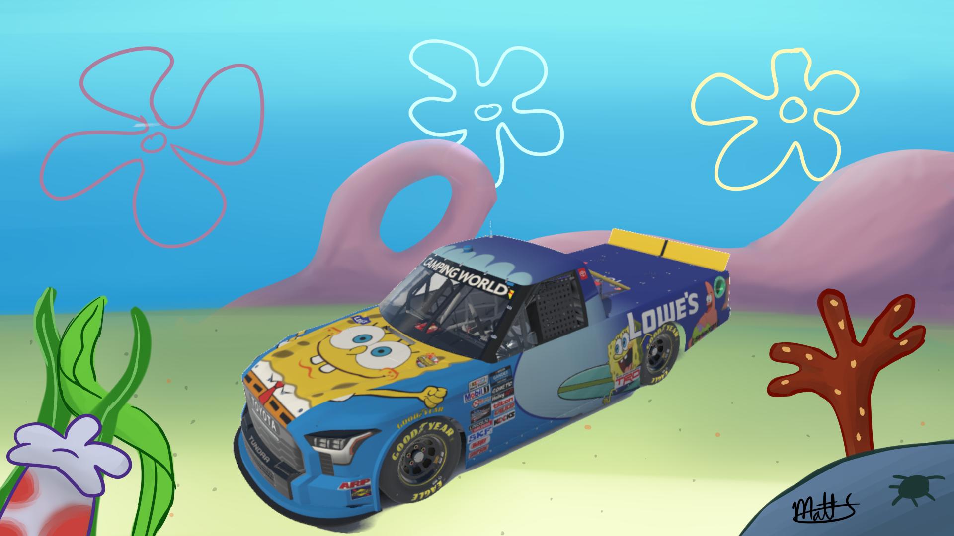 2004 Jimmie Johnson "THE SPONGEBOB SQUAREPANTS MOVIE" Concept Toyota by