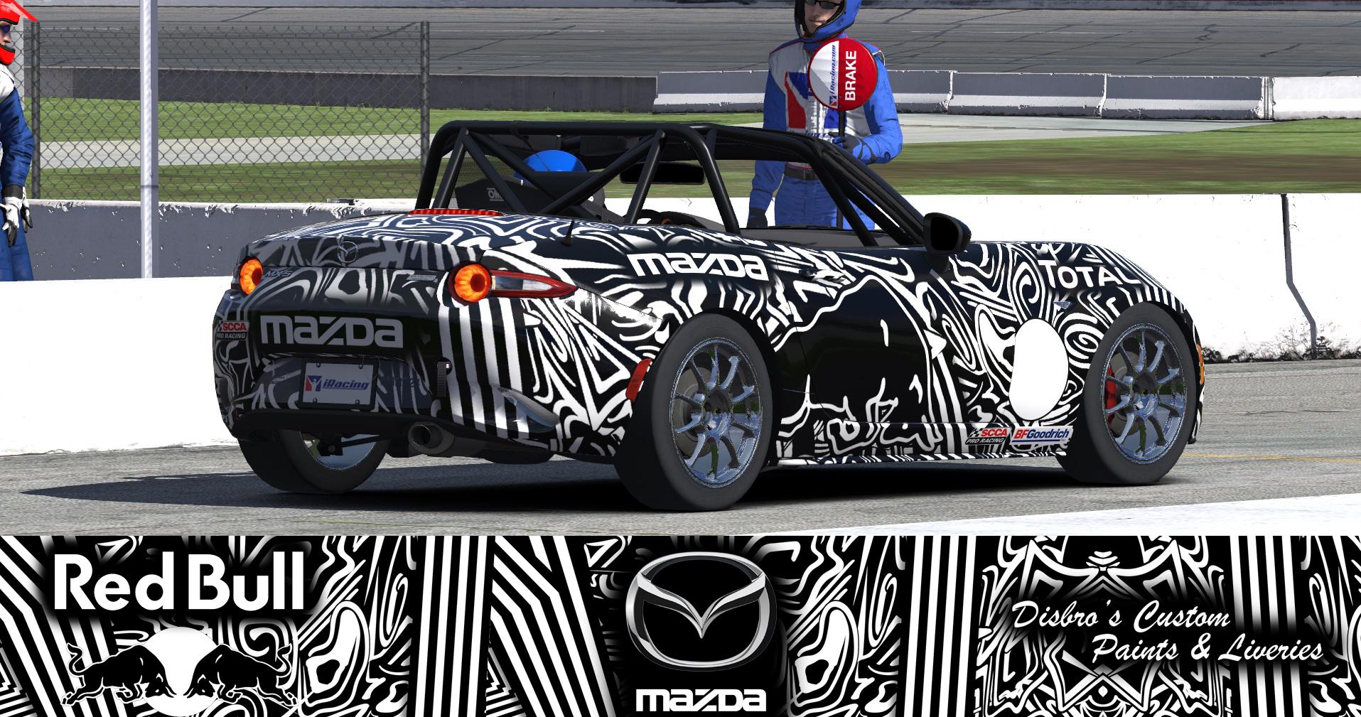 Red Bull Dazzle MX-5 Global Cup Car by Sean Disbro2 ...